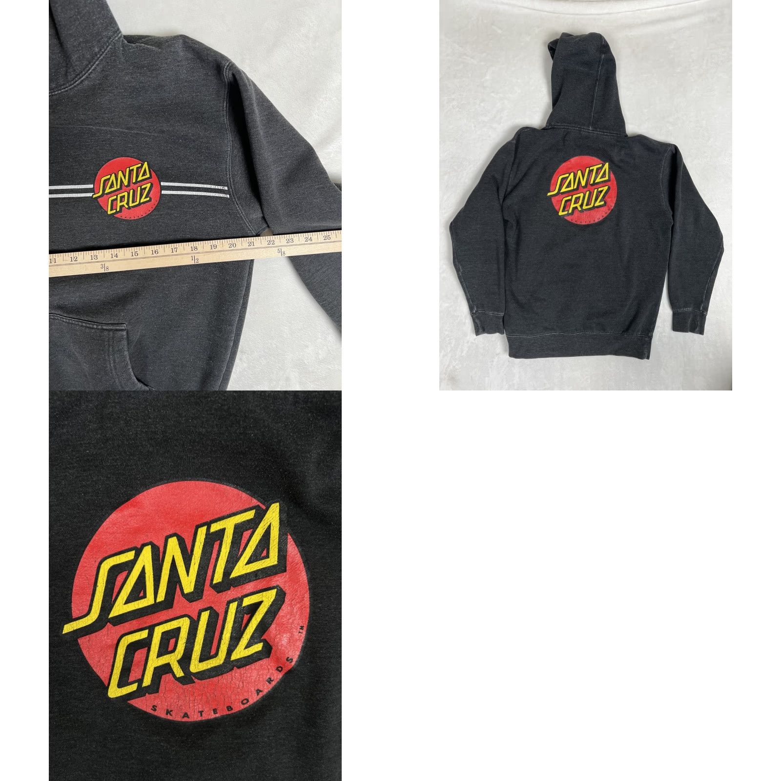 Vintage VINTAGE Santa Cruz Sweatshirt Mens M Gray OG Logo Y2K Double Sided Pullover Crew Neck Long Sleeve Graphic Print Size US M / EU 48-50 / 2 - 8 Thumbnail