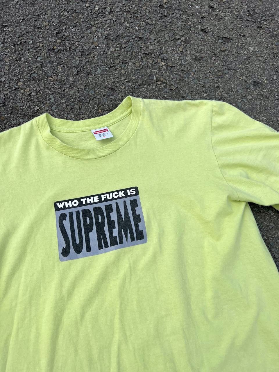 Supreme Vintage Who The Fuck Is Supreme T Shirt Hype Size US M / EU 48-50 / 2 - 3 Thumbnail
