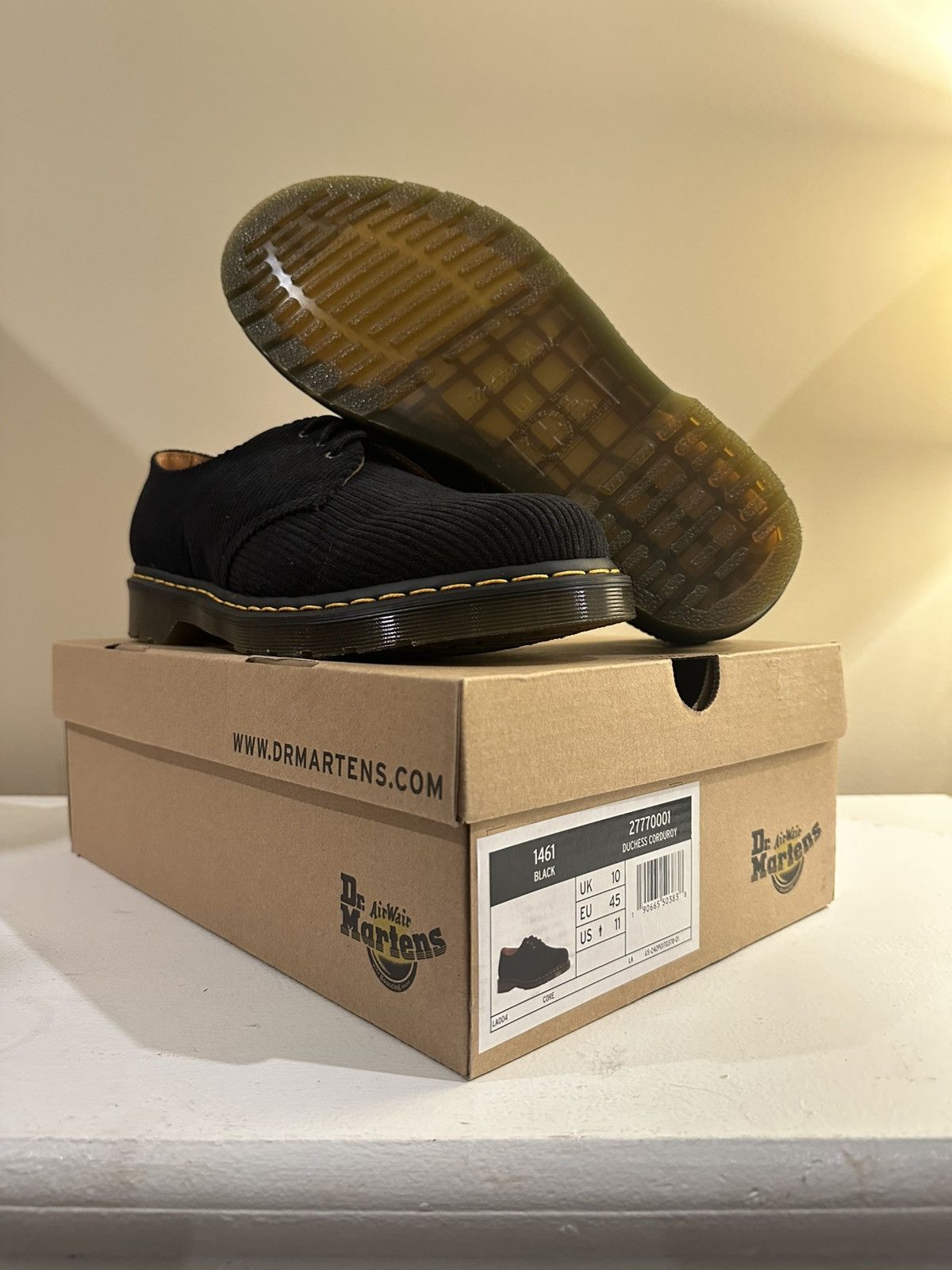 Dr. Martens Dr Martens 1461 Duchess Corduroy Size US 11 / EU 44 - 2 Thumbnail