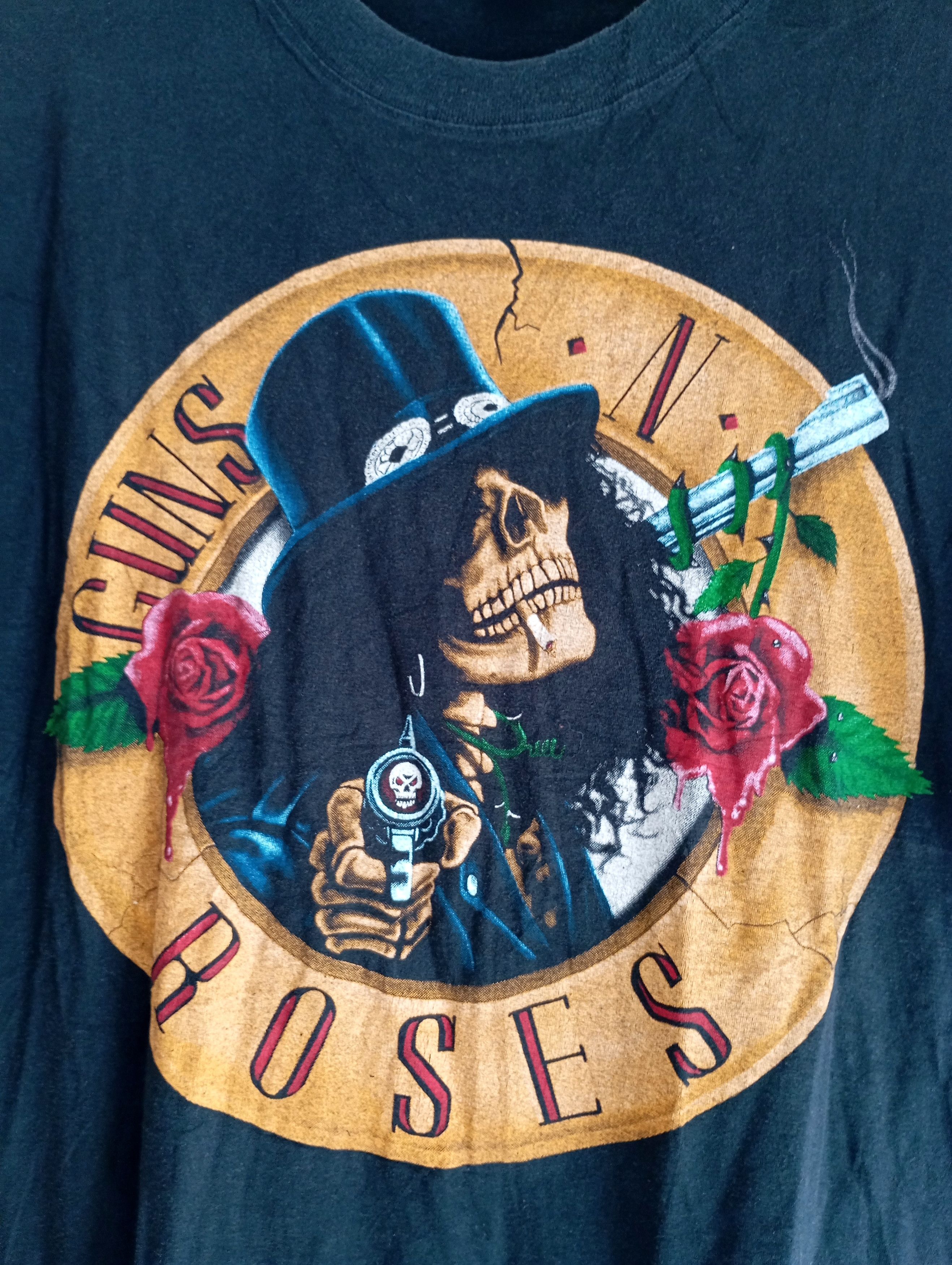 Vintage Vintage 1990s Guns N Roses T-Shirt Size US XL / EU 56 / 4 - 6 Thumbnail
