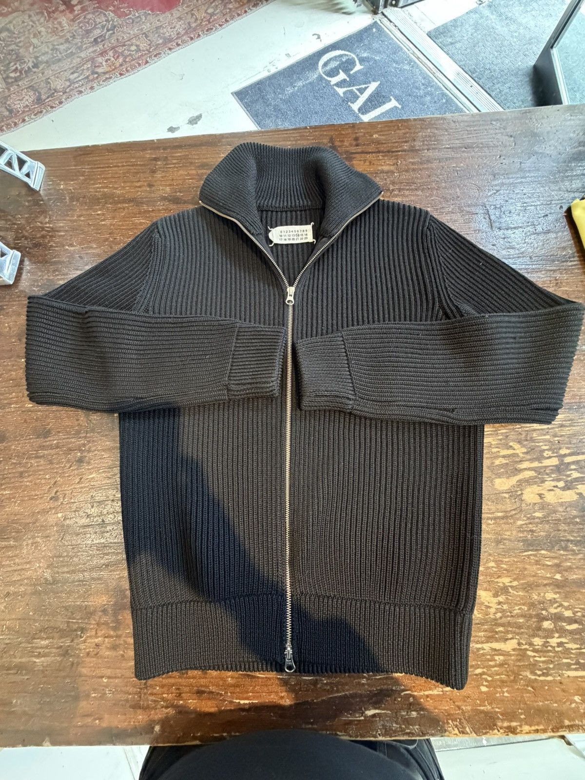Maison Margiela ✨ Maison Margiela- Iconic Ribbed Knit Driver’s Jacket ✨ Size US S / EU 44-46 / 1 - 3 Thumbnail