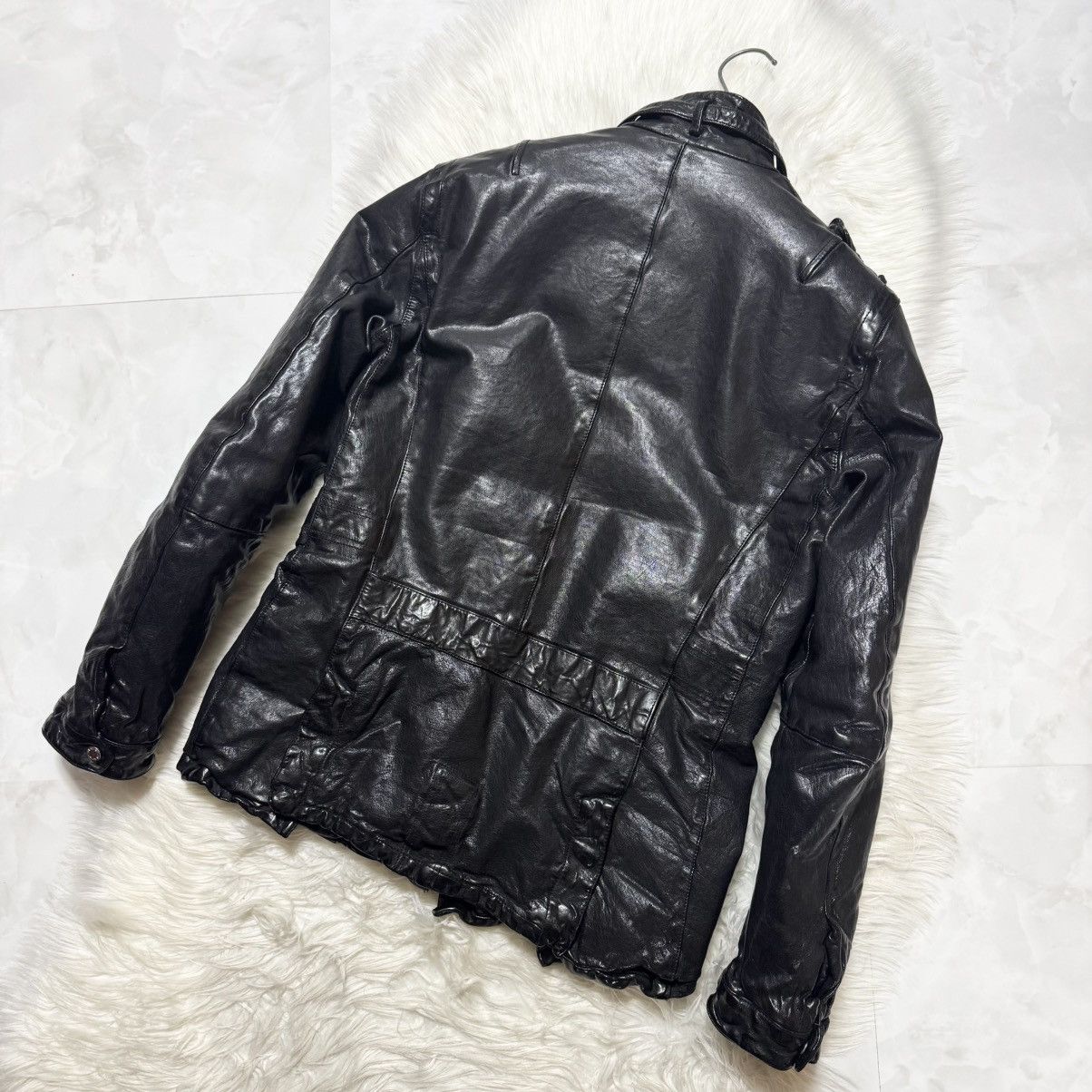 Neil Barrett Auth, Neil Barrett Padded Buffalo Leather Jacket Size US S / EU 44-46 / 1 - 11 Thumbnail