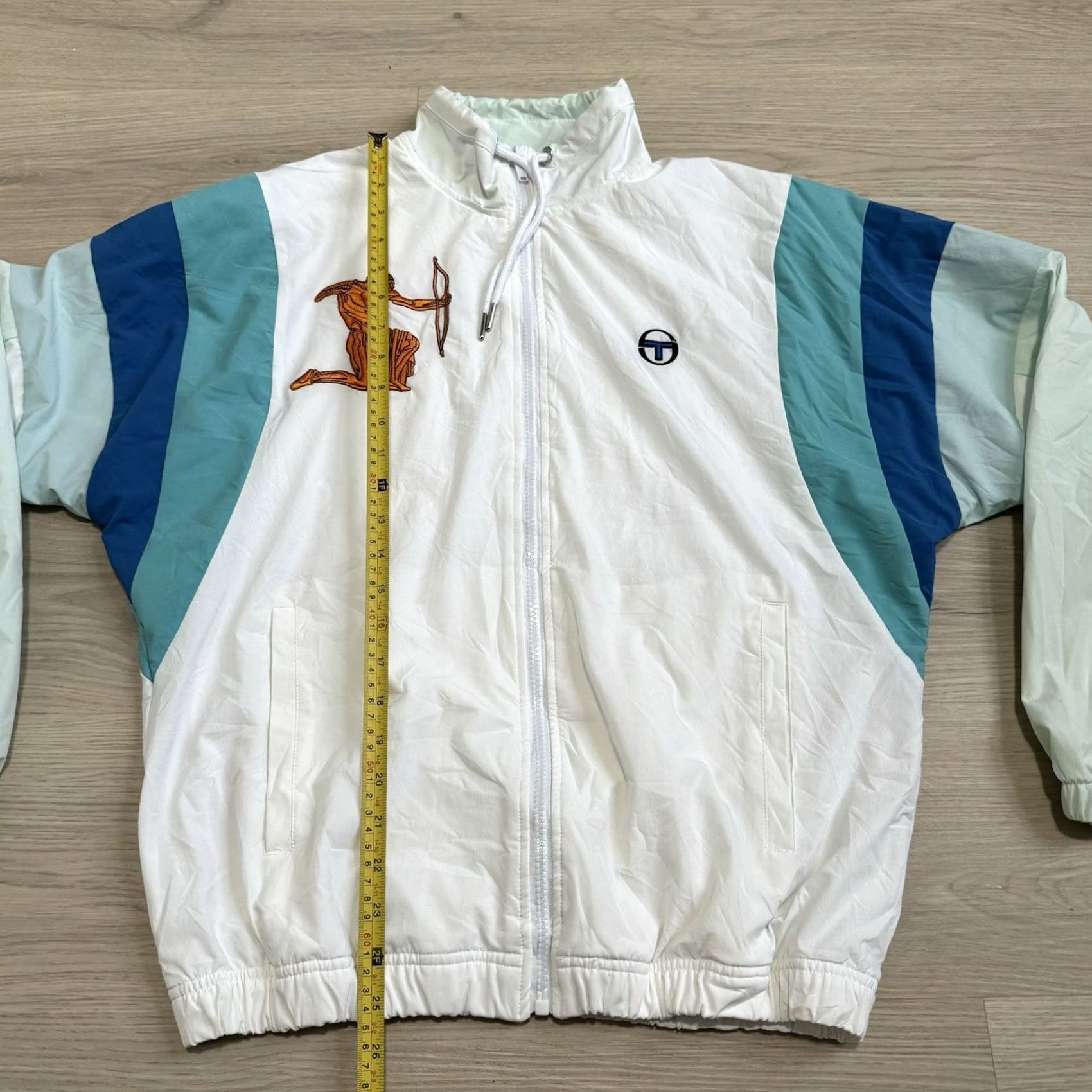 Sergio Tacchini Sergio Tacchini Court Arezzo Track Jacket Sz S Multicolor Men Zip Nylon Mid-Length 60007-052 Size US S / EU 44-46 / 1 - 8 Thumbnail