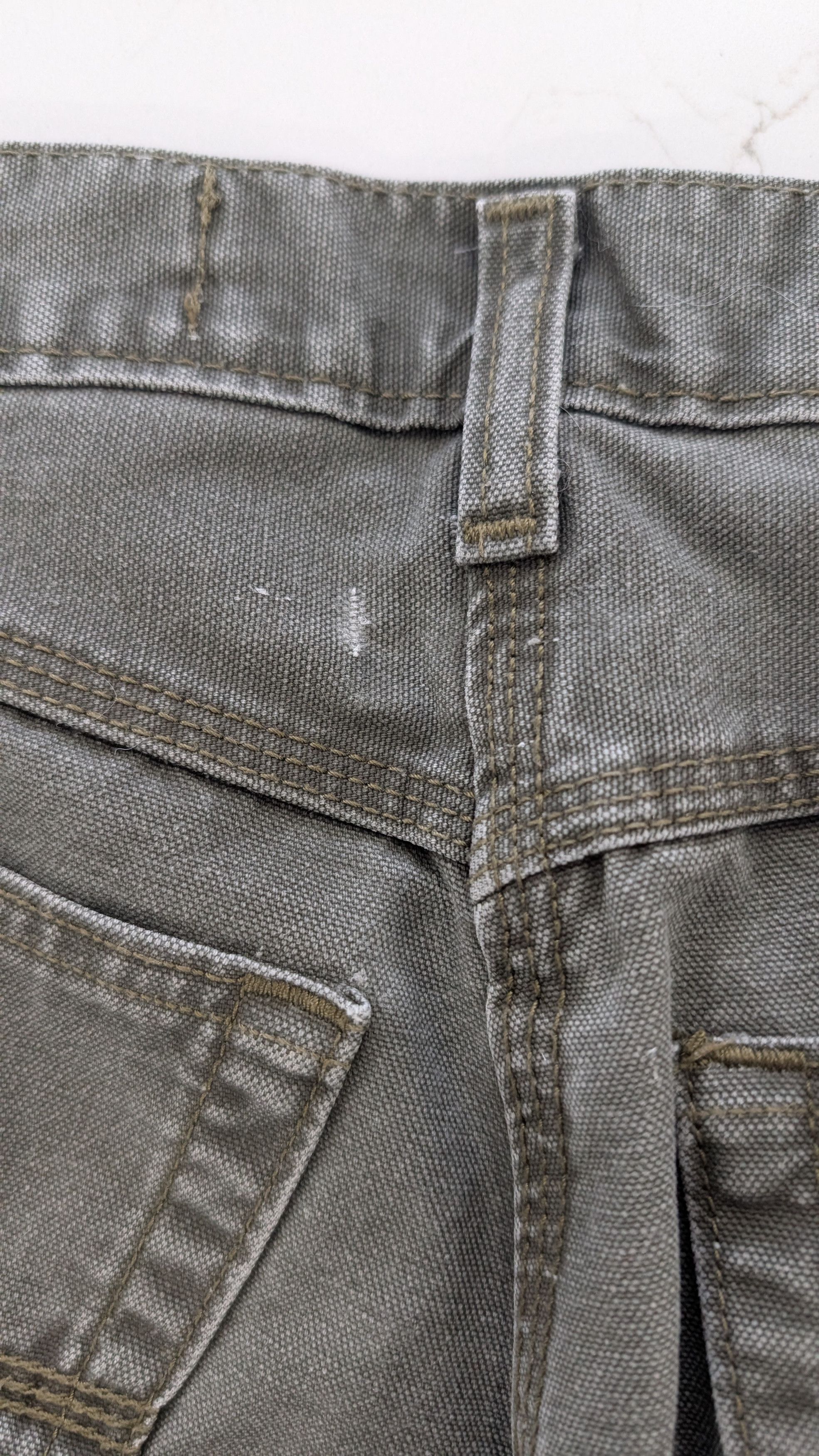 L.C. King LC KING Olive Duck 5 Pocket Jeans Size 28 Size US 28 / EU 44 - 4 Thumbnail