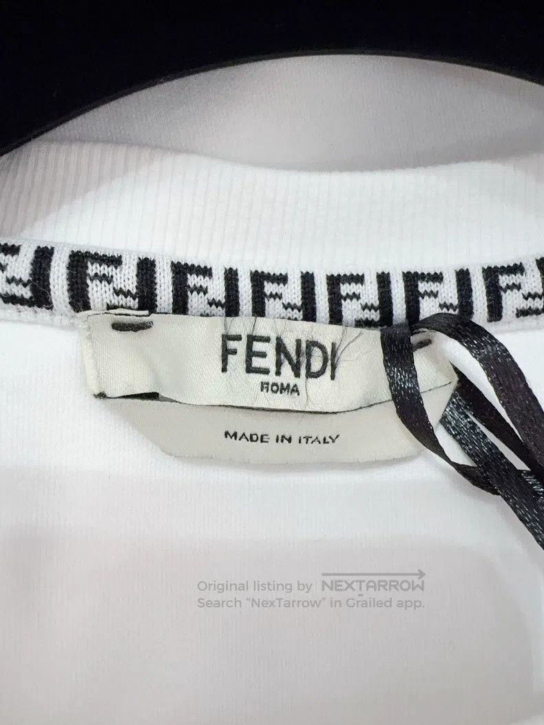 Fendi Fendi Embossed Logo Short Sleeve Size S / US 4 / IT 40 - 4 Thumbnail