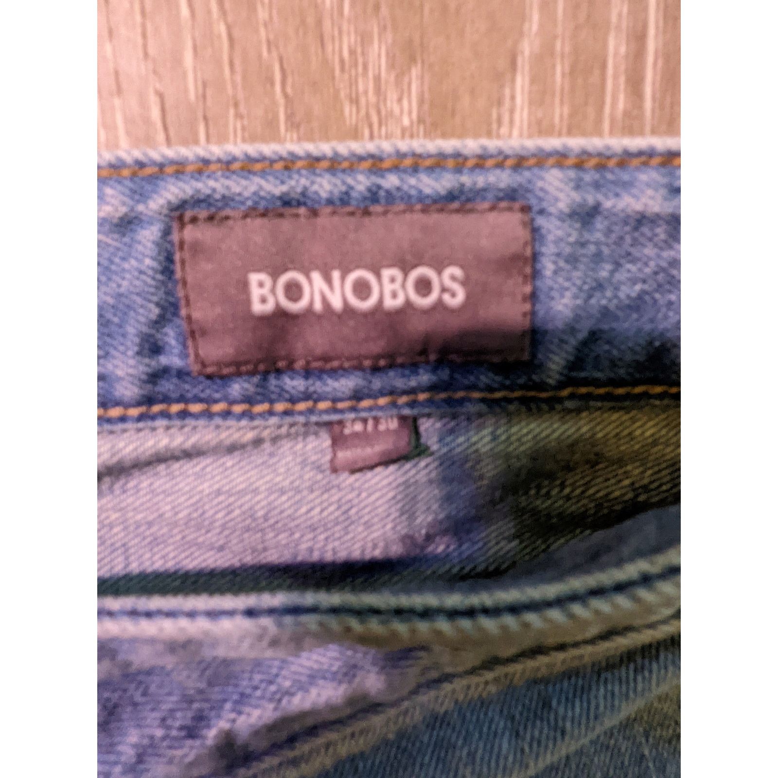 Bonobos Bonobos Mens Light Wash Jeans Size US 34 / EU 50 - 3 Thumbnail