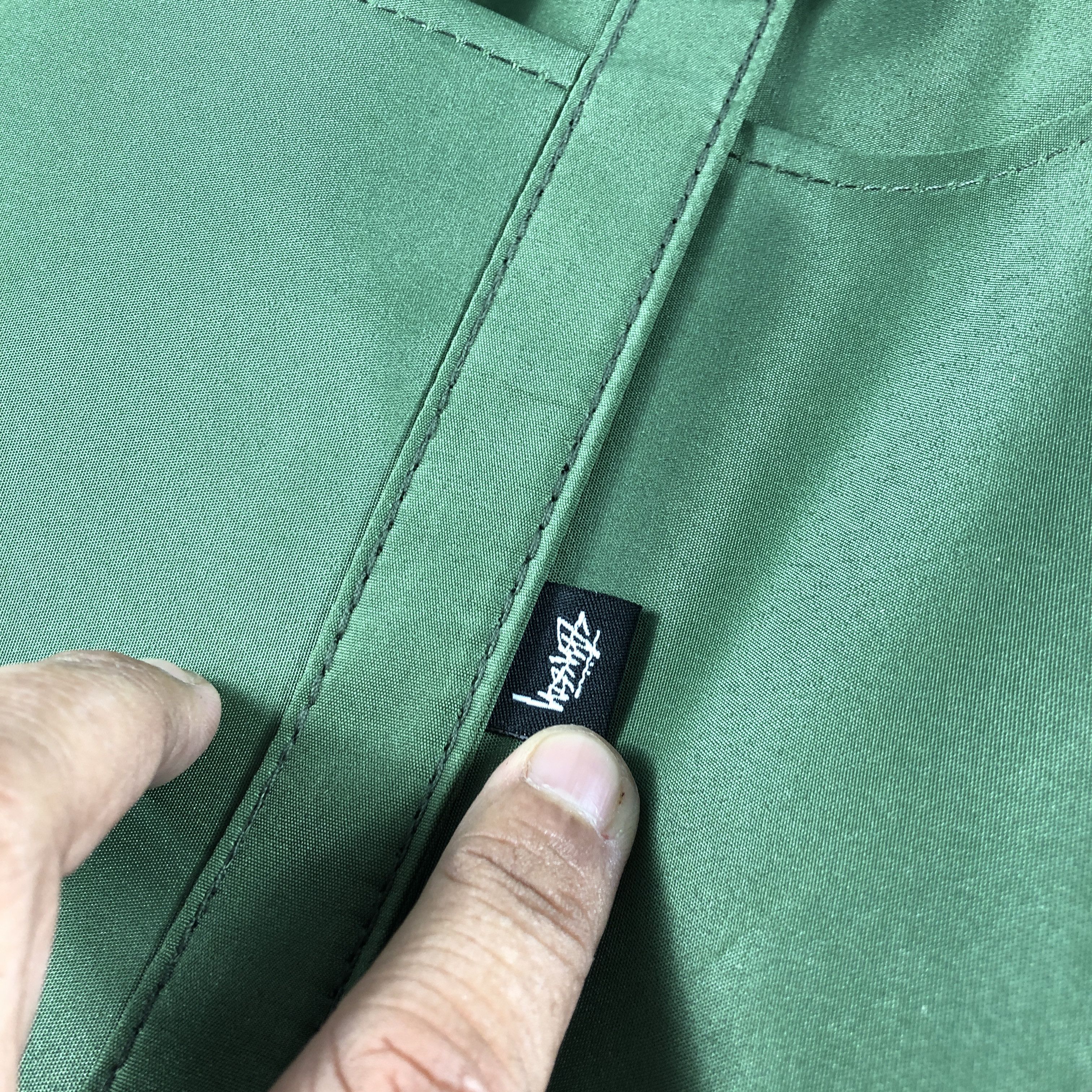 Stussy Stussy Military Colour Tote Bag Stussy Magazine Green Size ONE SIZE - 4 Thumbnail