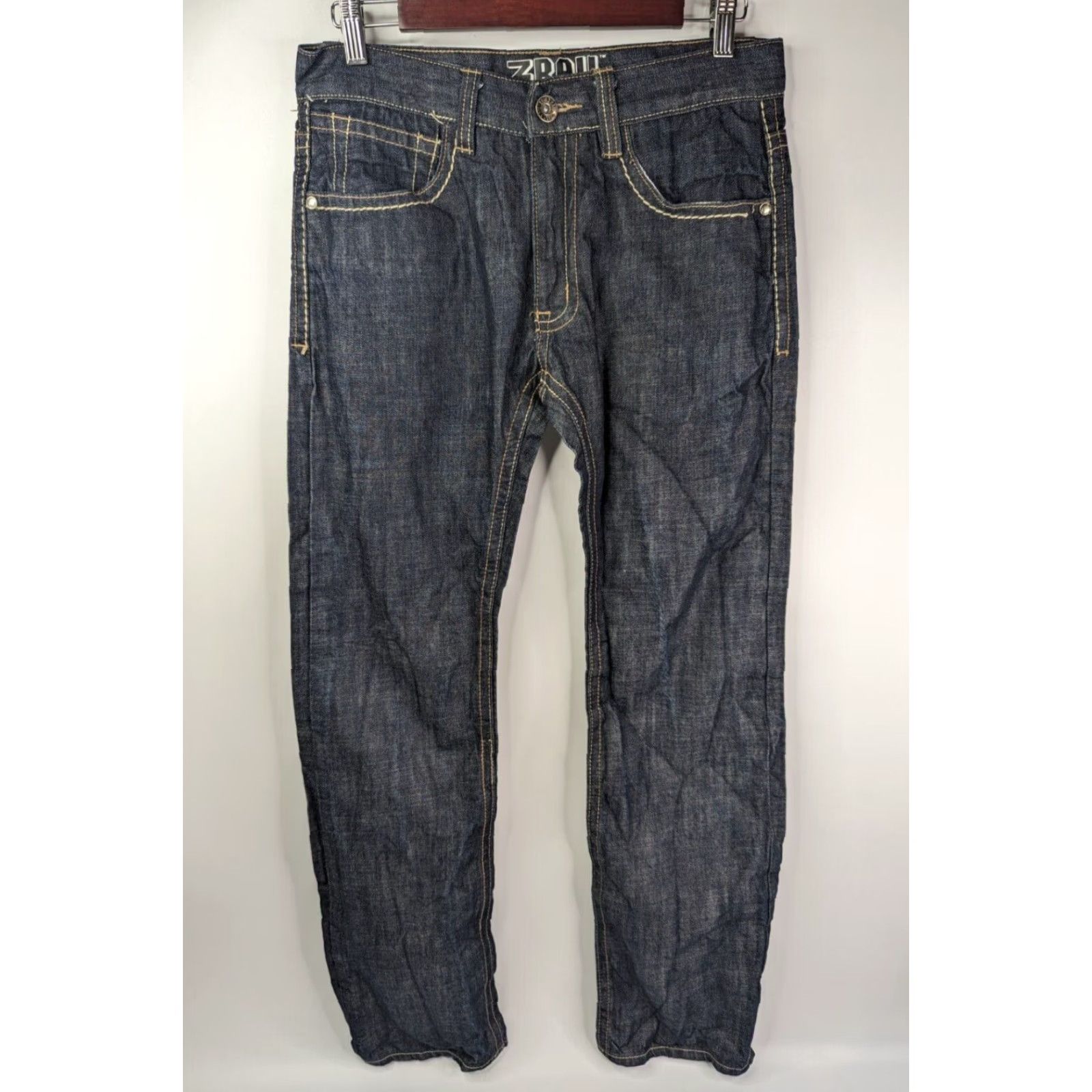 Zoo York VINTAGE 3rd Rail by Zoo York Men’s Jeans 30x32 Slim Fit Blue Designer N.Y. K2K? Size US 30 / EU 46 - 3 Thumbnail