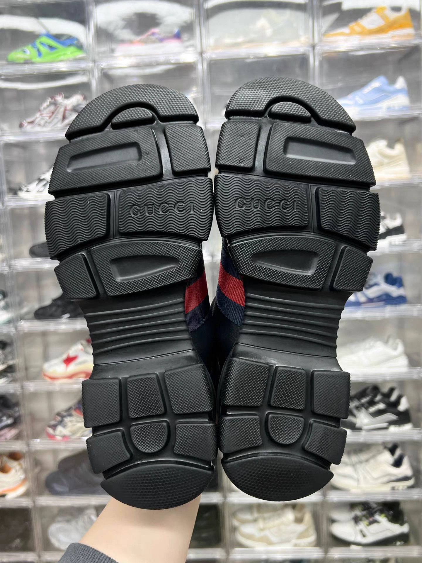 Gucci GUCCI Web Low-Top Sneakers K15 Size US 9.5 / EU 42-43 - 8 Thumbnail