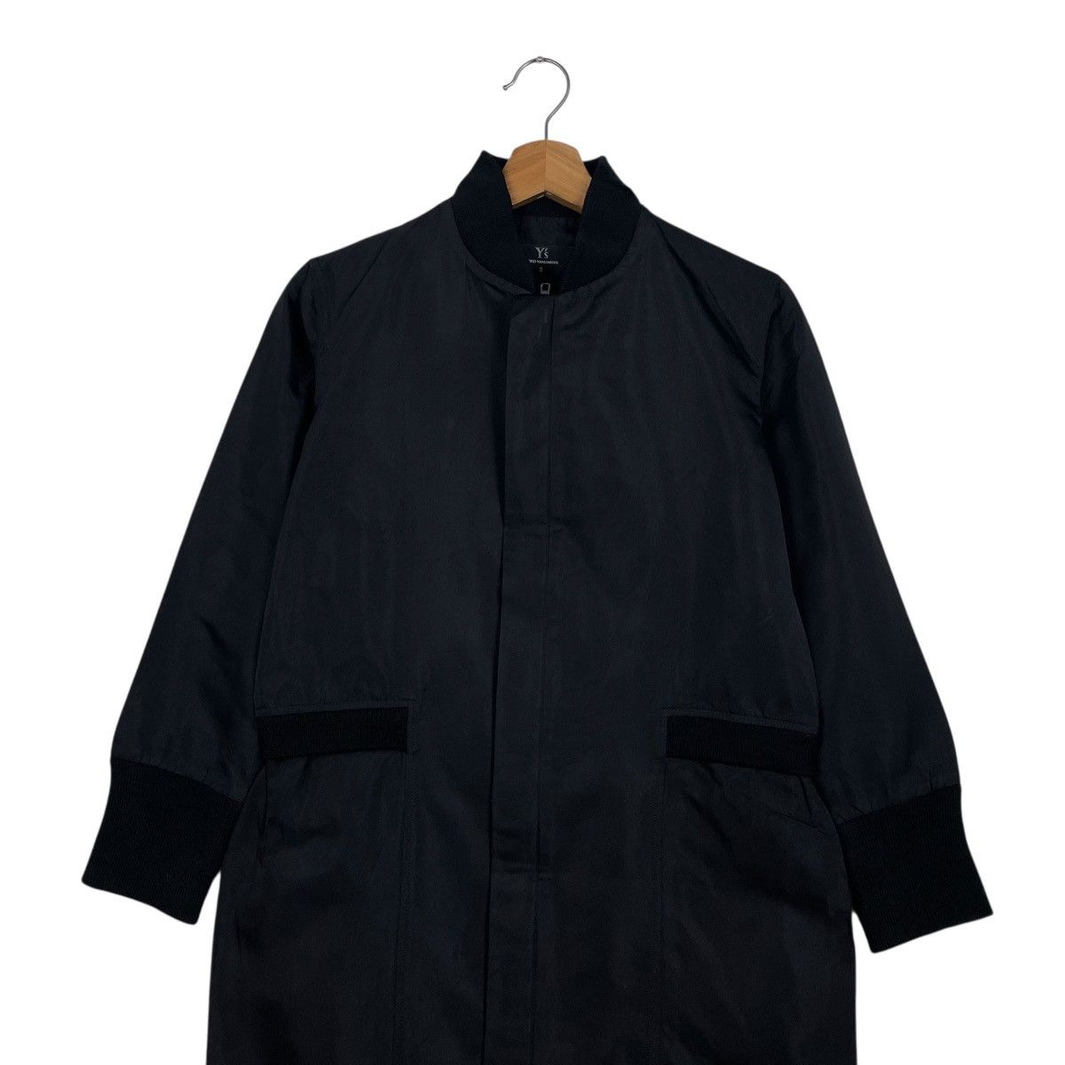 Yohji Yamamoto Y’s Yohji Yamamoto Zipper Soie Silk Long Coat Size M / US 6-8 / IT 42-44 - 10 Thumbnail