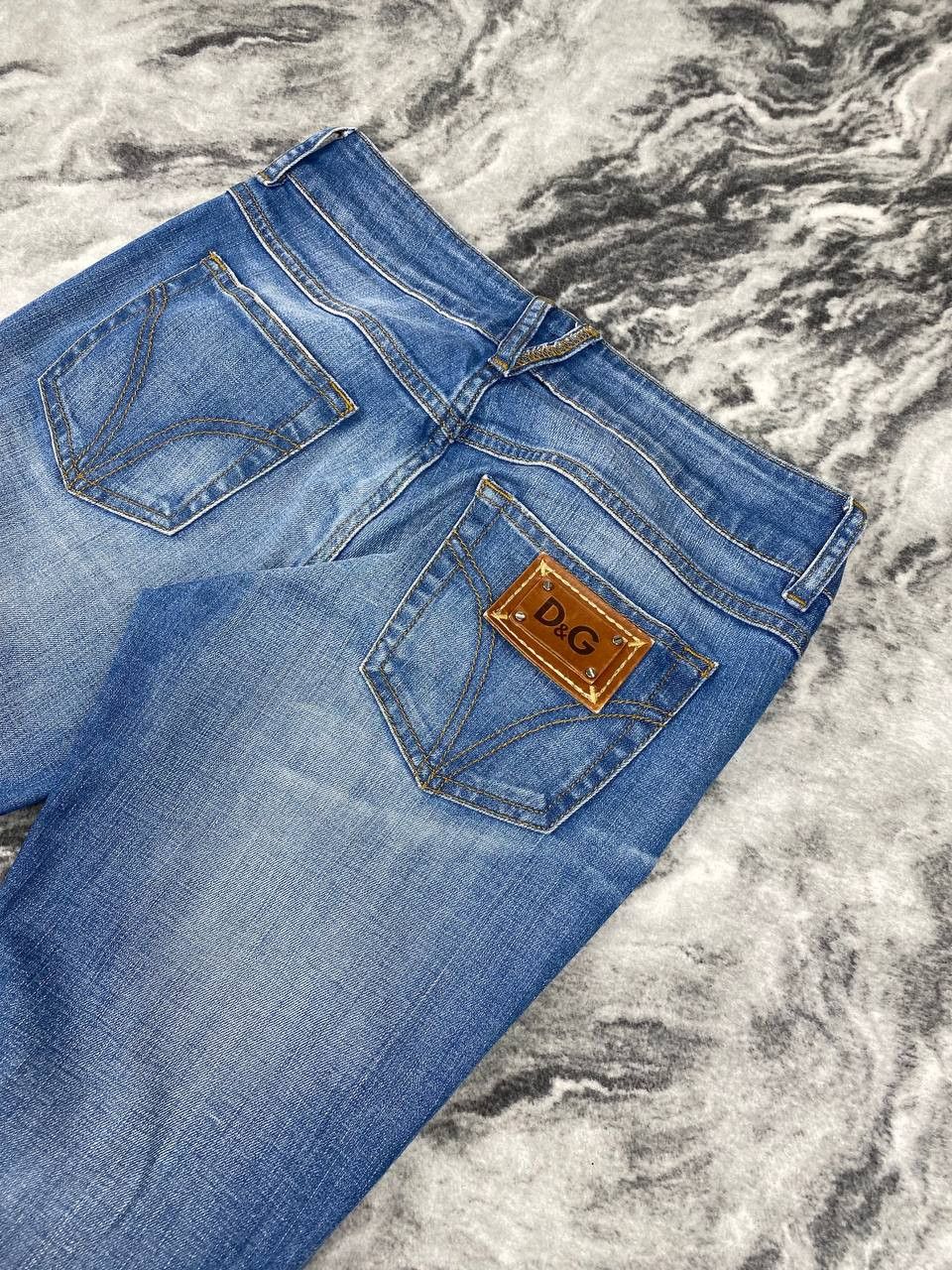 Dolce & Gabbana Vintage Dolce Gabbana Metal Logo Flared Jeans Denim Size 27" / US 4 / IT 40 - 10 Thumbnail