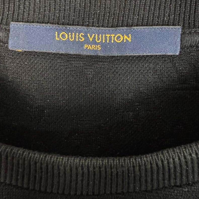 Louis Vuitton louis vuitton black logo pocket short sleeve t-shirt-2507 Size US XXL / EU 58 / 5 - 3 Thumbnail