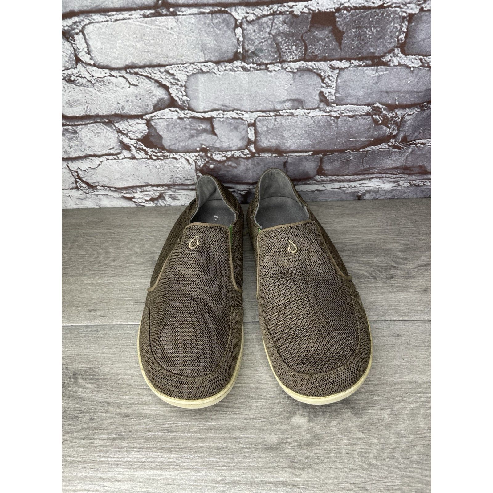 Olukai OluKai Brown Nohea Mesh Slip On Loafers Casual Beach Shoes M Size US 8.5 / EU 41-42 - 5 Thumbnail