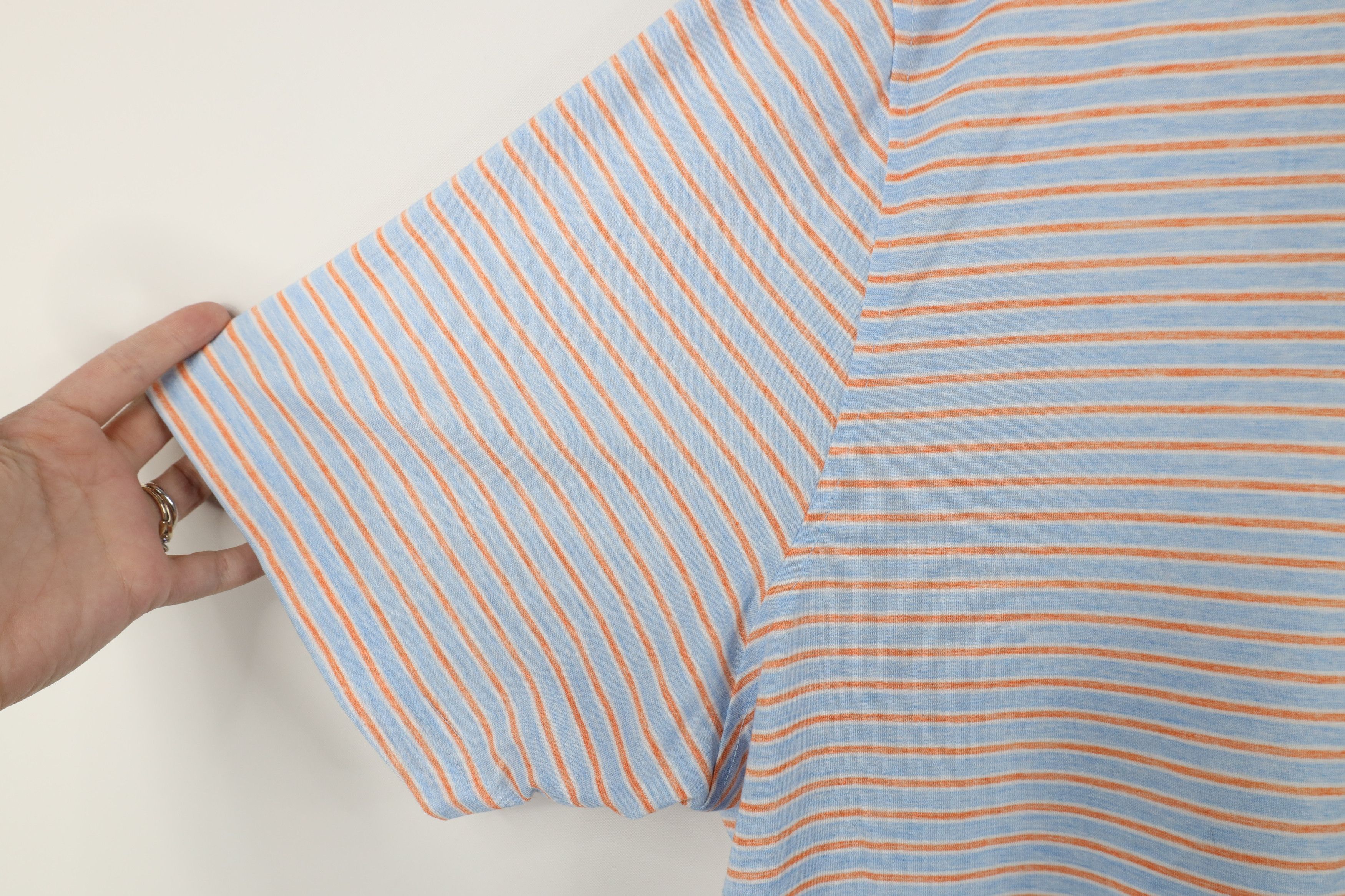 johnnie-O Johnnie O 50 Striped Color Block Collared Golf Polo Shirt Size US XL / EU 56 / 4 - 6 Thumbnail