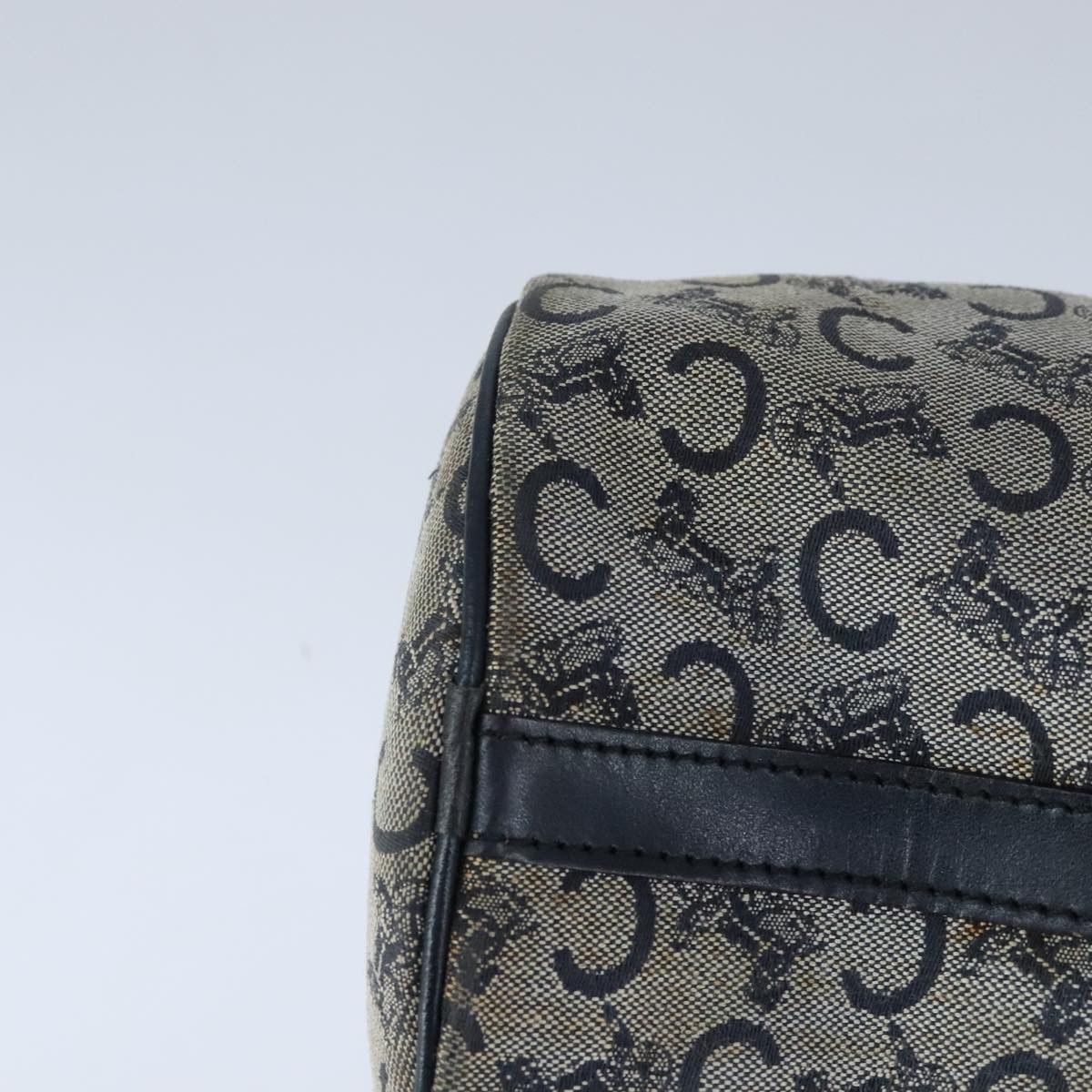Celine CELINE C Macadam Canvas Hand Bag Navy Size ONE SIZE - 9 Thumbnail