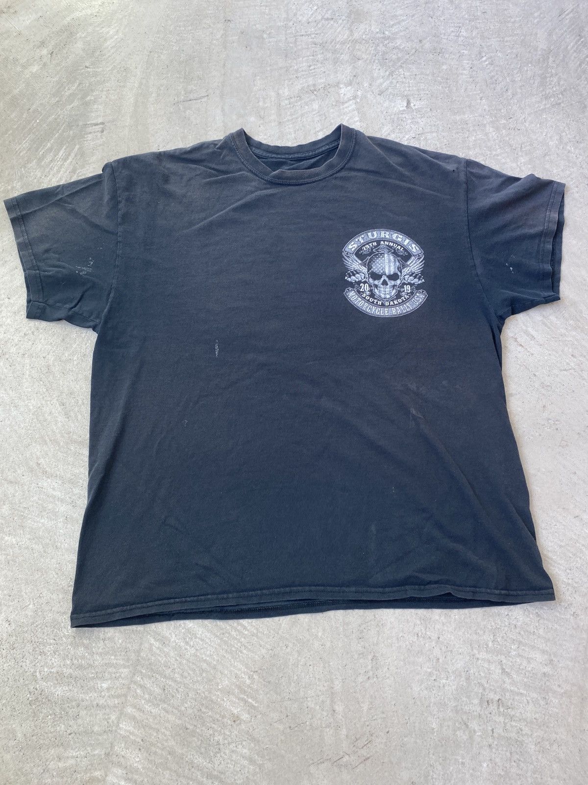 Vintage Sturgis 79th Annual Motorcycle Rally South Dakota TShirt Size US XL / EU 56 / 4 - 2 Thumbnail