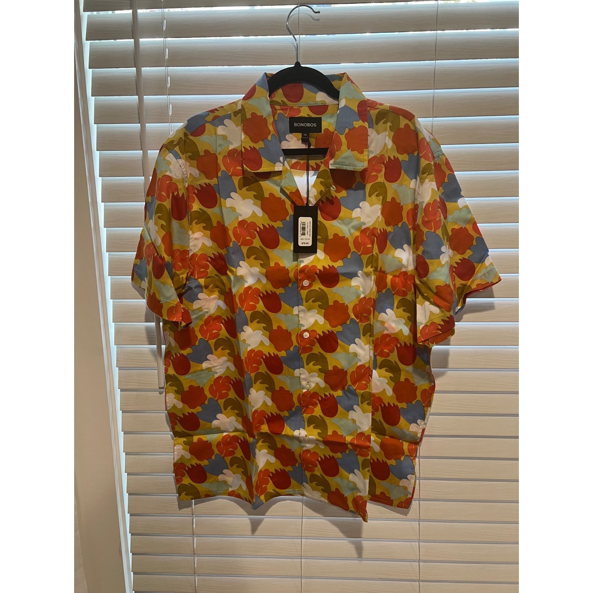 Bonobos Bonobos Riviera Short Sleeve Button Up Shirt NWT - Size XXL Size US XXL / EU 58 / 5 - 2 Thumbnail