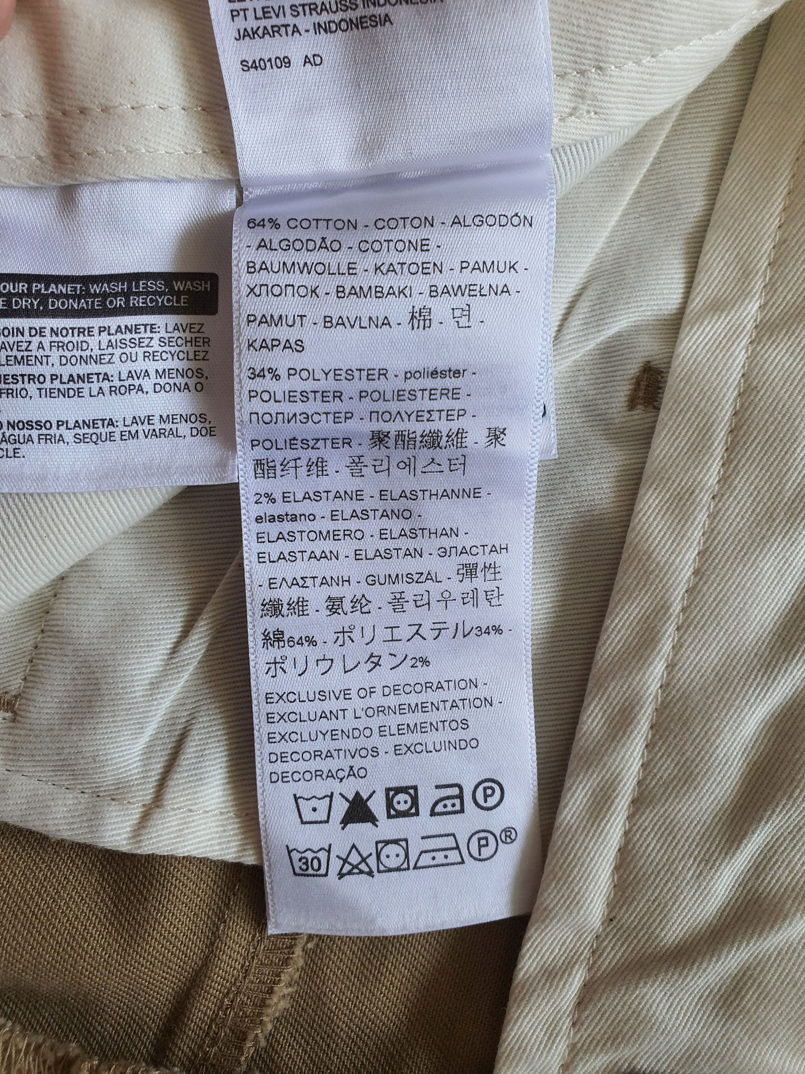Levi's 502 (STA-PREST) Trousers Pants Chinos - W31 L32 (31x32) Size US 31 - 7 Thumbnail