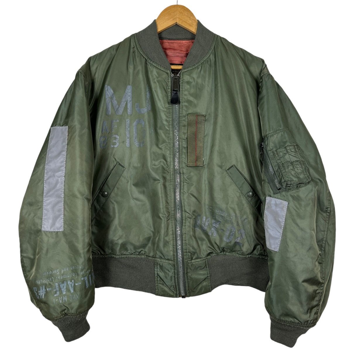 希少 80s AVIREX reversible MA-1 Jacket 希少 80s AVIREX reversible MA-1 Jacket Vtg Avirex Type MA-1