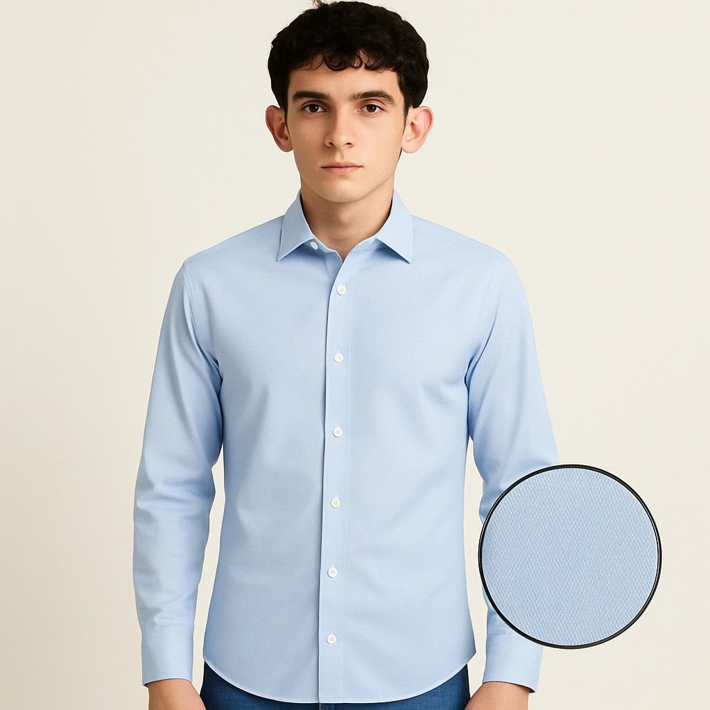 Bar III Men's bar III Dress Shirt Size S Blue Size US L / EU 52-54 / 3 - 1 Thumbnail