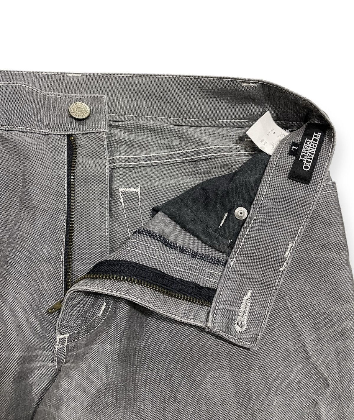 Japanese Brand × Tornado Mart Silver Pants Size US 30 / EU 46 - 6 Thumbnail