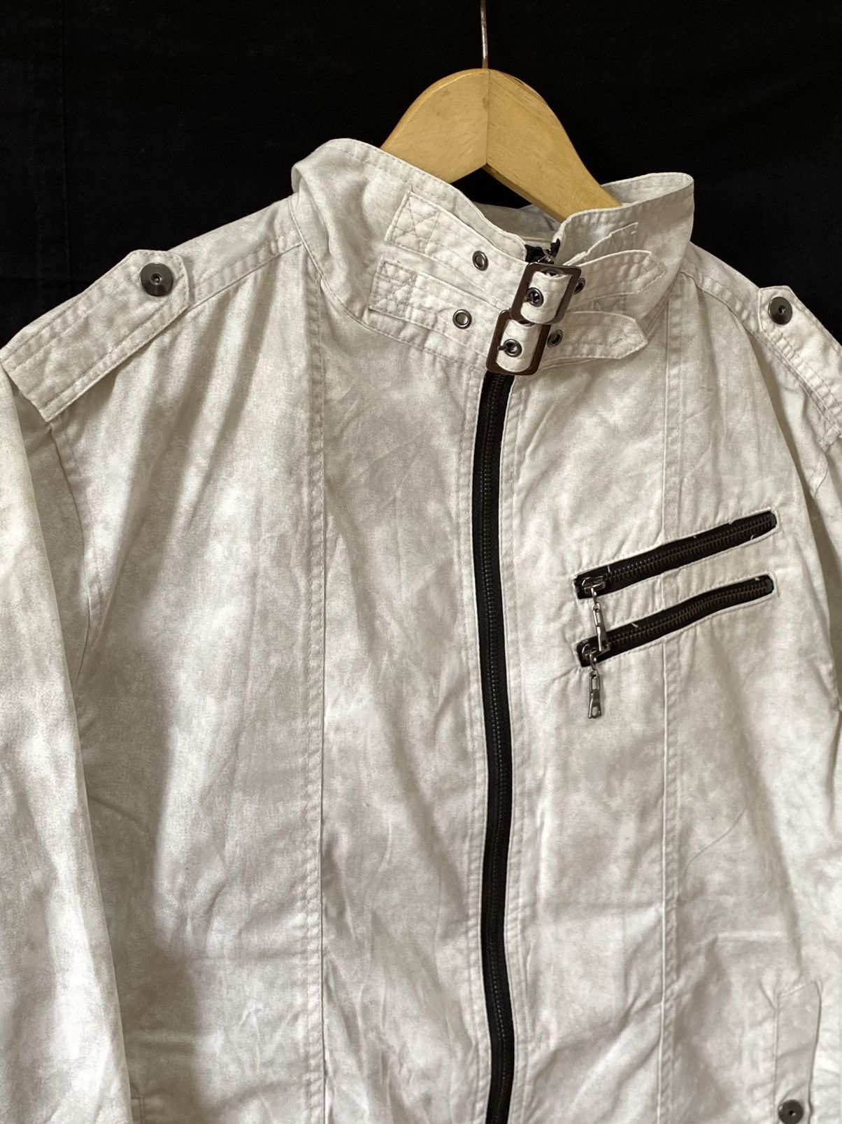 In The Attic Create Barefoot Bleach Zipper Jacket 🌫️ Size US M / EU 48-50 / 2 - 5 Thumbnail