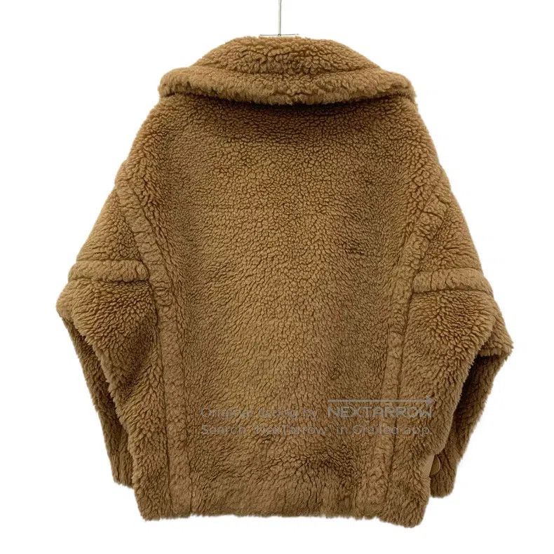 Max Mara Max Mara Brown Camel Hair Collar Double Breasted Short Coa Size L / US 10 / IT 46 - 2 Thumbnail