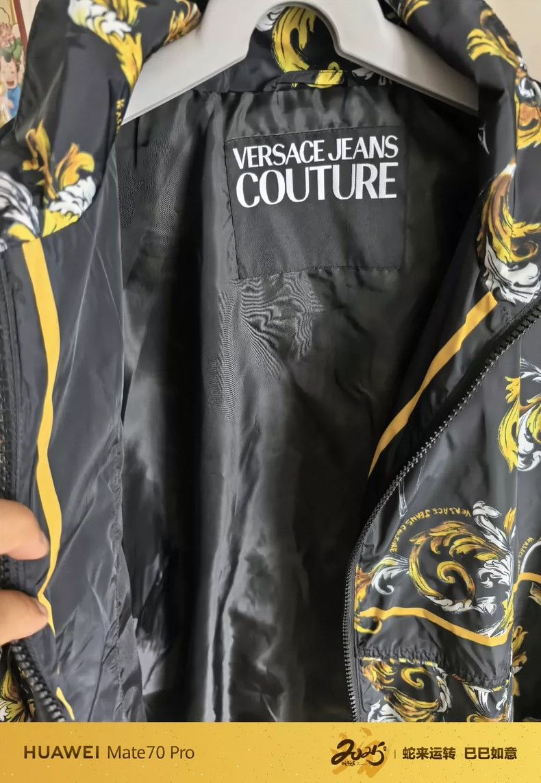 Other Versace Black and gold printed jacket Size US XL / EU 56 / 4 - 5 Thumbnail