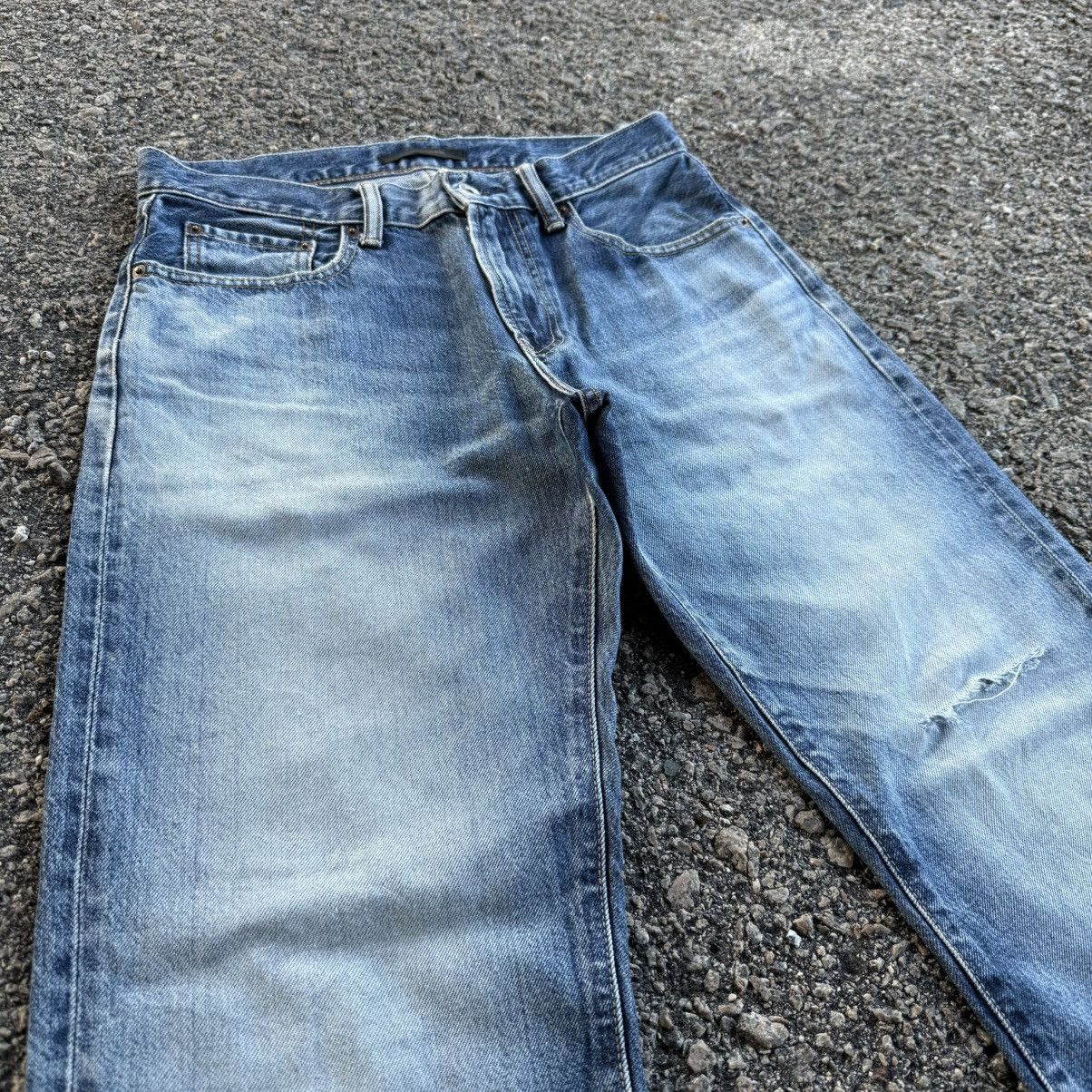 Jean VINTAGE JAPANESE DENIM STRAIGHT FADED JEAN PANTS Size US 32 / EU 48 - 6 Thumbnail
