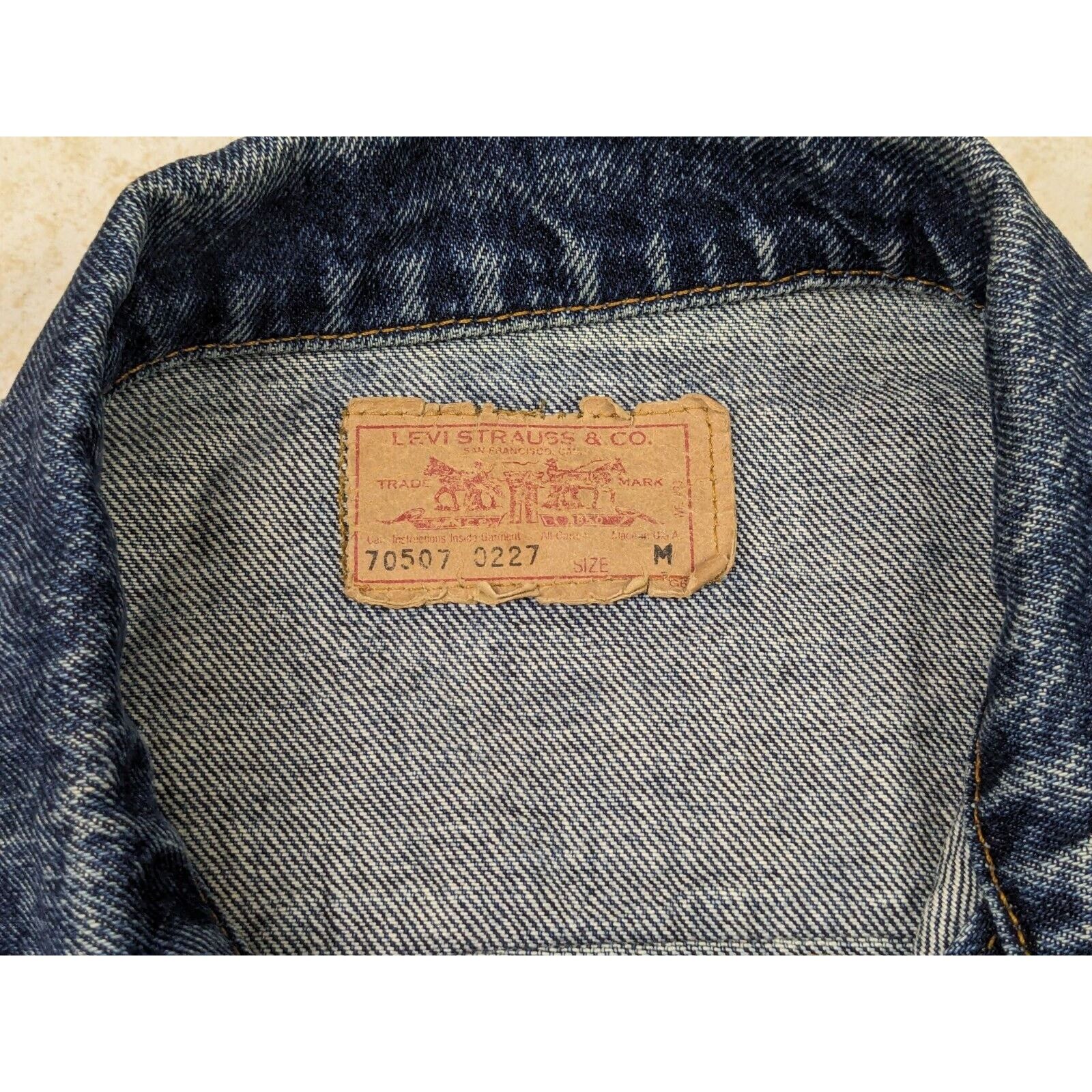 Levi's Vtg Levis Acid Wash Denim Jean Jacket Size Medium USA Size US M / EU 48-50 / 2 - 3 Thumbnail