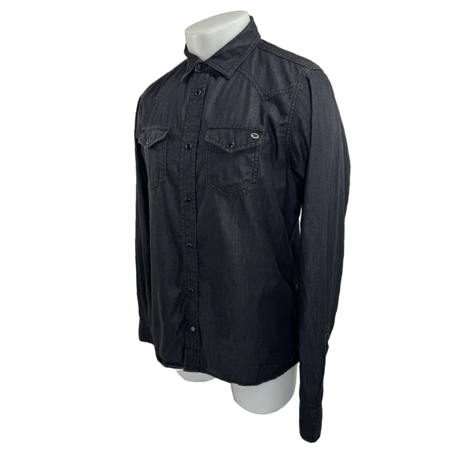 Diesel Diesel Industries - Snap Western Mens Medium / Fitted Large Shirt Size US L / EU 52-54 / 3 - 1 Thumbnail