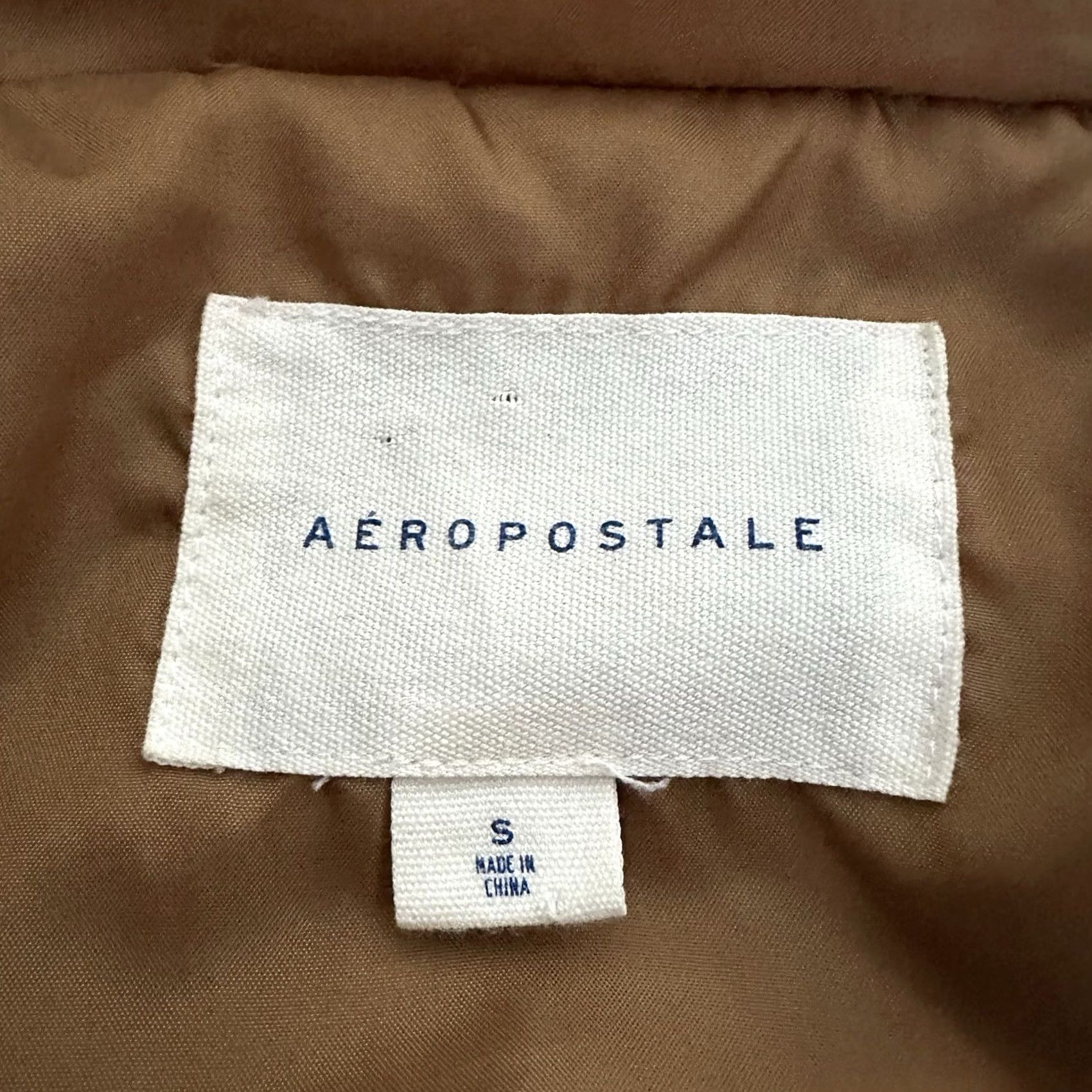 Aeropostale AeroPostale Jacket Womens S Military Green Parka Faux Fur Trim Winter Coat Size S / US 4 / IT 40 - 3 Thumbnail
