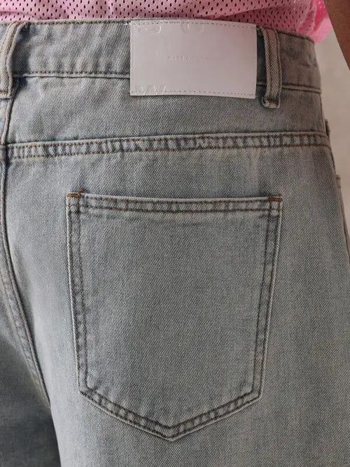 Jean Haruno x Haya RAW Edge Y2K Drip drill shorts ripped Size US 32 / EU 48 - 6 Thumbnail