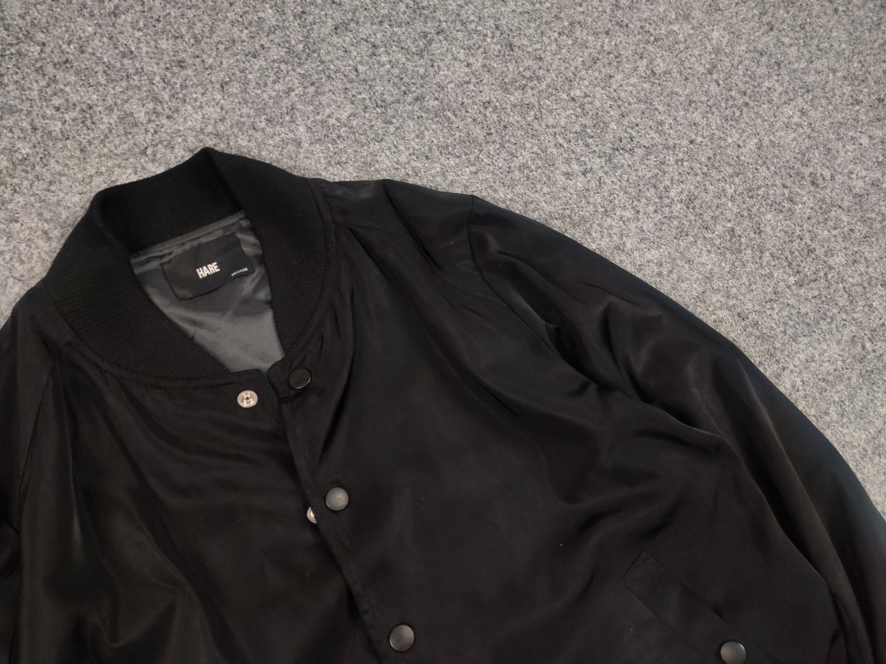 HARE Hare Japan Bomber Flight Minimalistic black Jacket Vintage Size US M / EU 48-50 / 2 - 7 Thumbnail