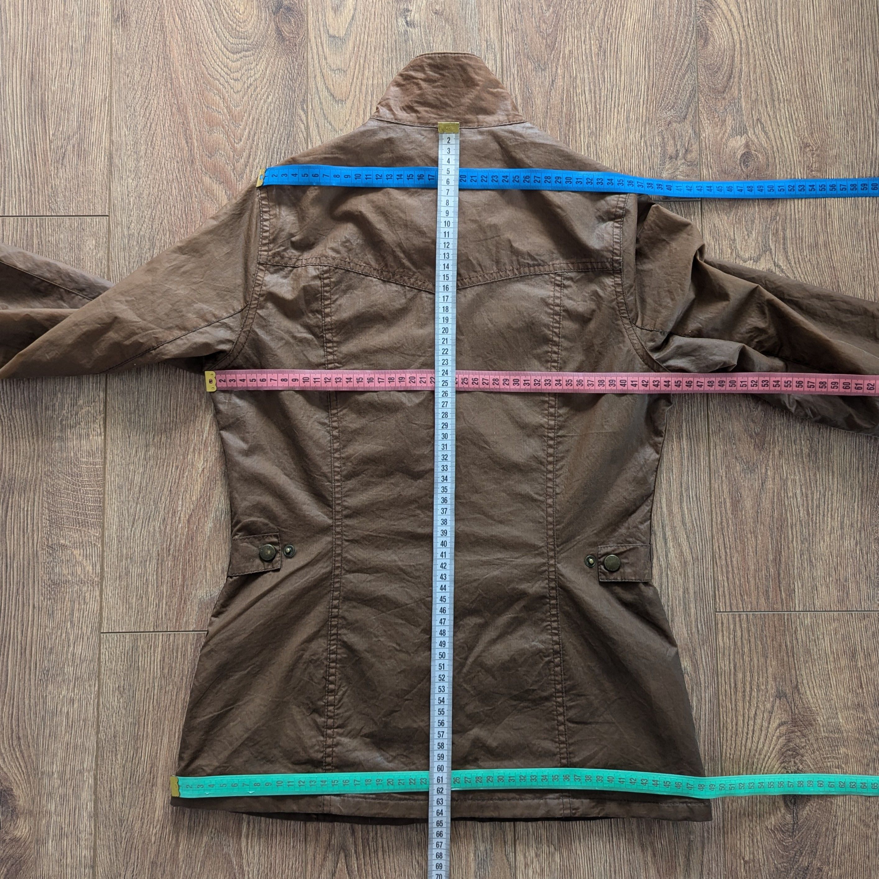 Barbour Barbour Emma Waxed Women's Jacket Brown Waxed Cotton Size S / US 4 / IT 40 - 23 Thumbnail