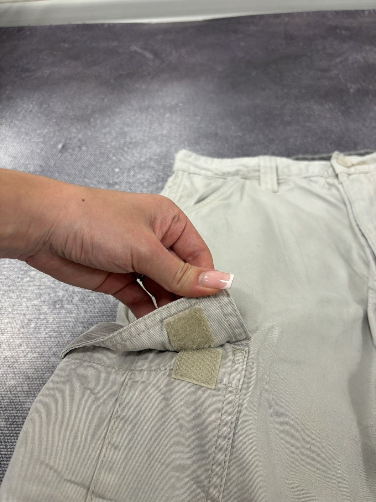 Vintage Vintage Wrangler USA Workwear Hype Utility Cargo Shorts Size US 32 / EU 48 - 6 Thumbnail
