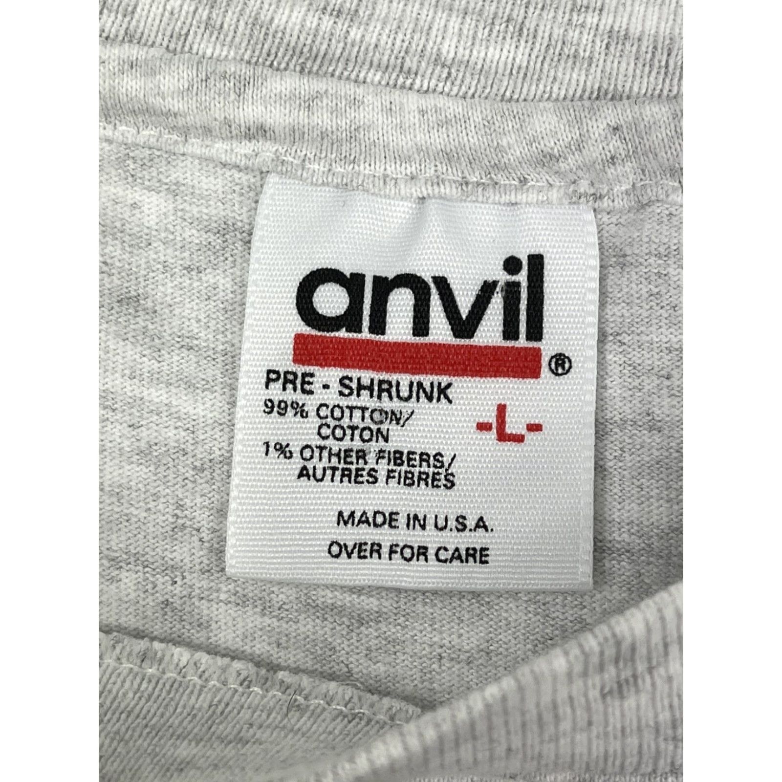 Anvil VINTAGE Hawaii University Shirt Anvil Graphic Tee L Men's 1980s Gray Short Sleeve Hawaii Decade 80s USA Original Size US L / EU 52-54 / 3 - 3 Thumbnail