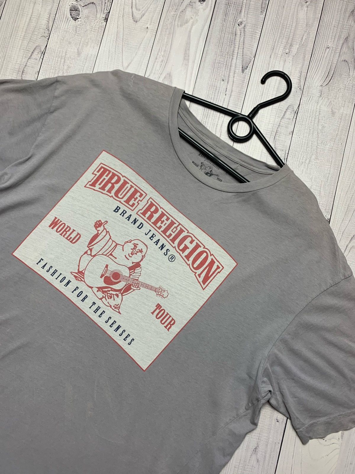 Japanese Brand × True Religion True religion big logo T-shirt Size XL tee Size US XL / EU 56 / 4 - 2 Thumbnail
