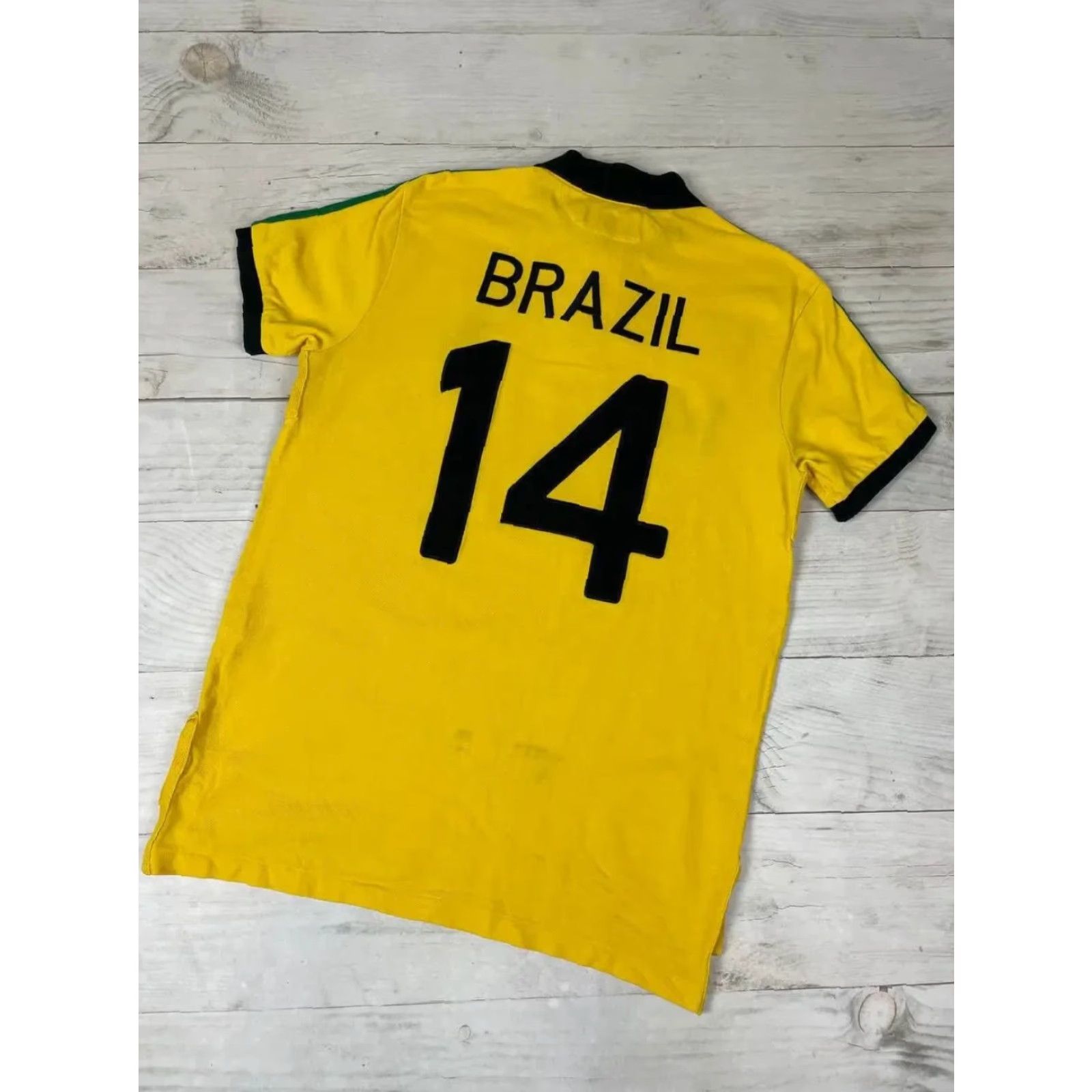Polo Ralph Lauren VINTAGE Polo Ralph Lauren Brazil Rugby Polo Shirt Men Size M Yellow Polo Ralph Lauren Shirt XS? Size US M / EU 48-50 / 2 - 2 Thumbnail
