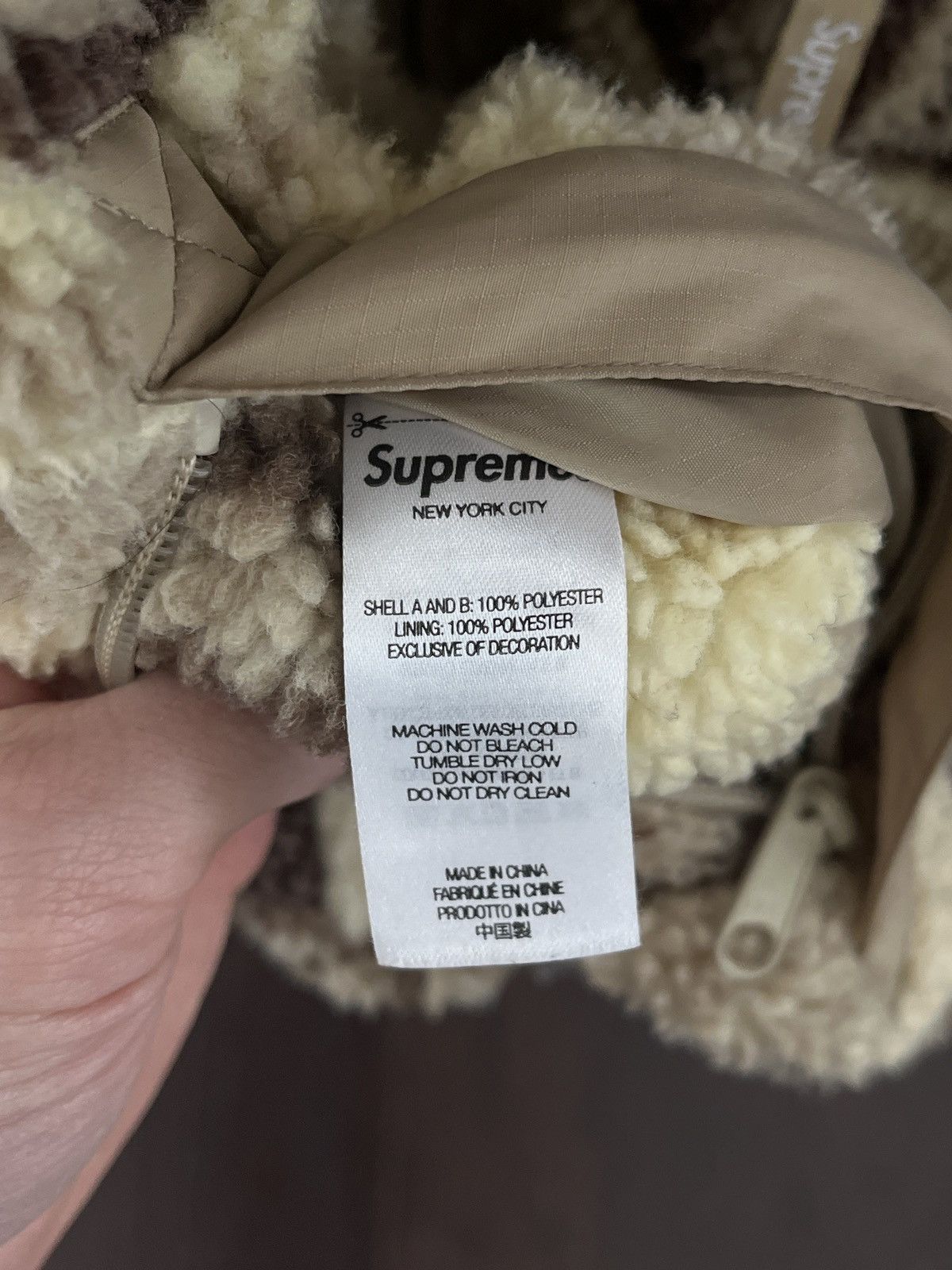 Supreme Supreme Geo Reversible WINDSTOPPER Fleece Jacket Size US L / EU 52-54 / 3 - 10 Thumbnail
