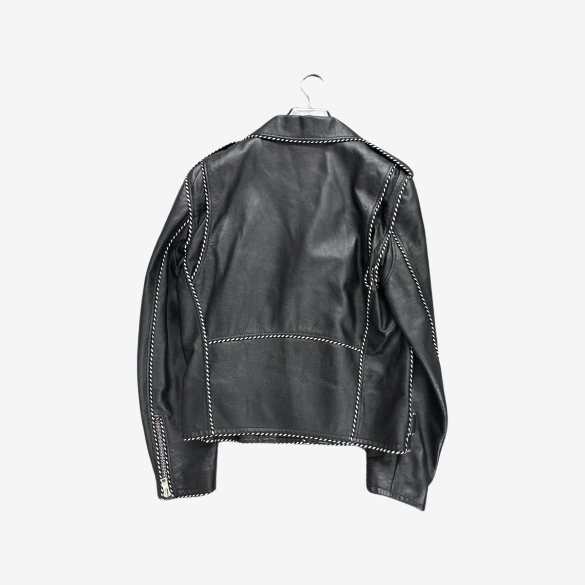 Celine *RARE* Celine AW19 Leather Jacket by Hedi Slimane Sz. 48 Size US M / EU 48-50 / 2 - 3 Thumbnail