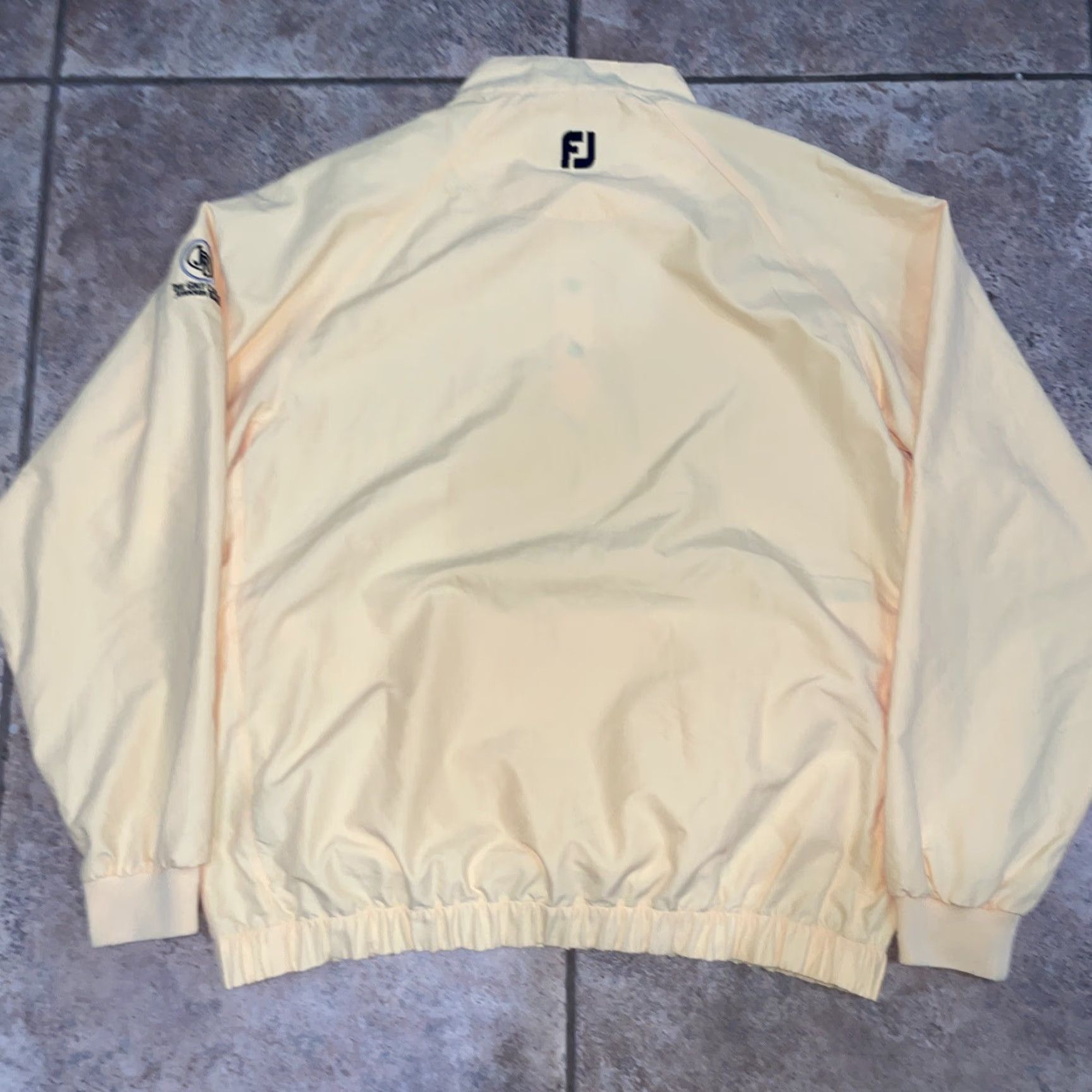 Footjoy FootJoy Windbreaker Jacket Yellow L Mens Size US L / EU 52-54 / 3 - 4 Thumbnail