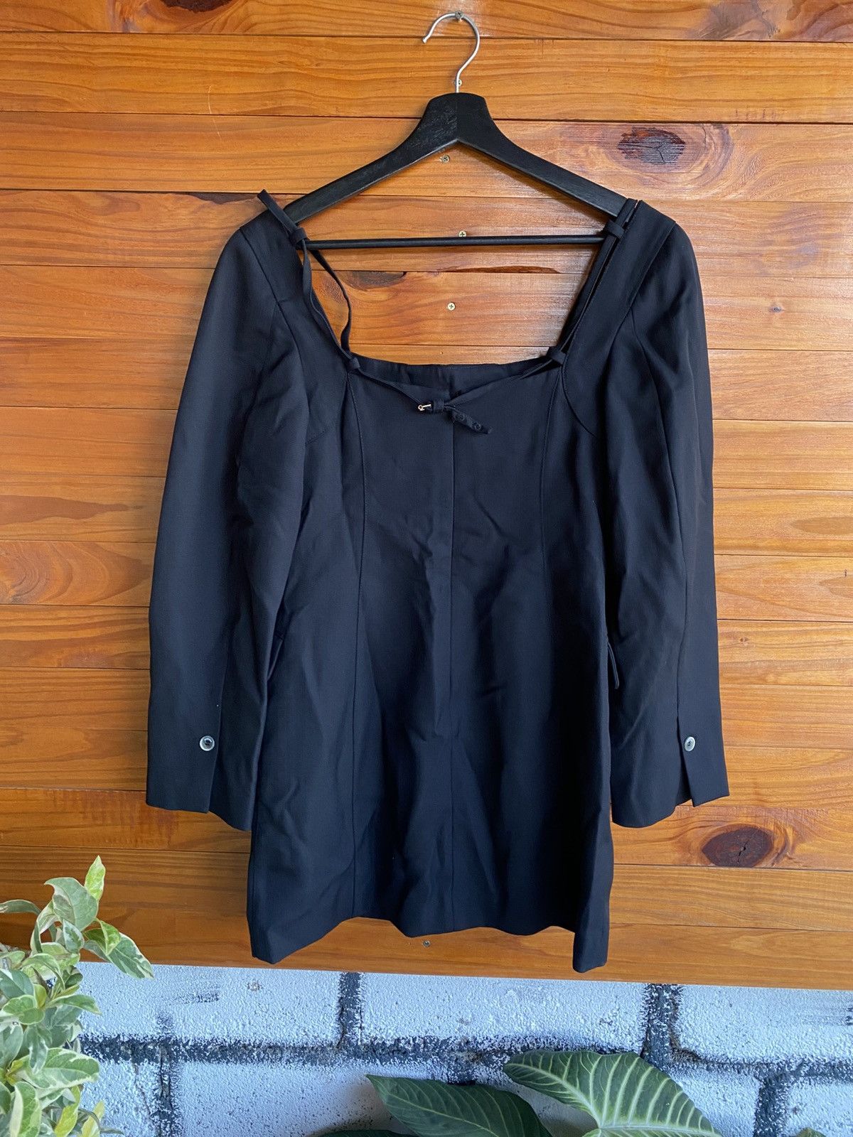 Jacquemus Jacquemus La Montagne Black Tailored Wool Jacket Top Size S / US 4 / IT 40 - 9 Thumbnail
