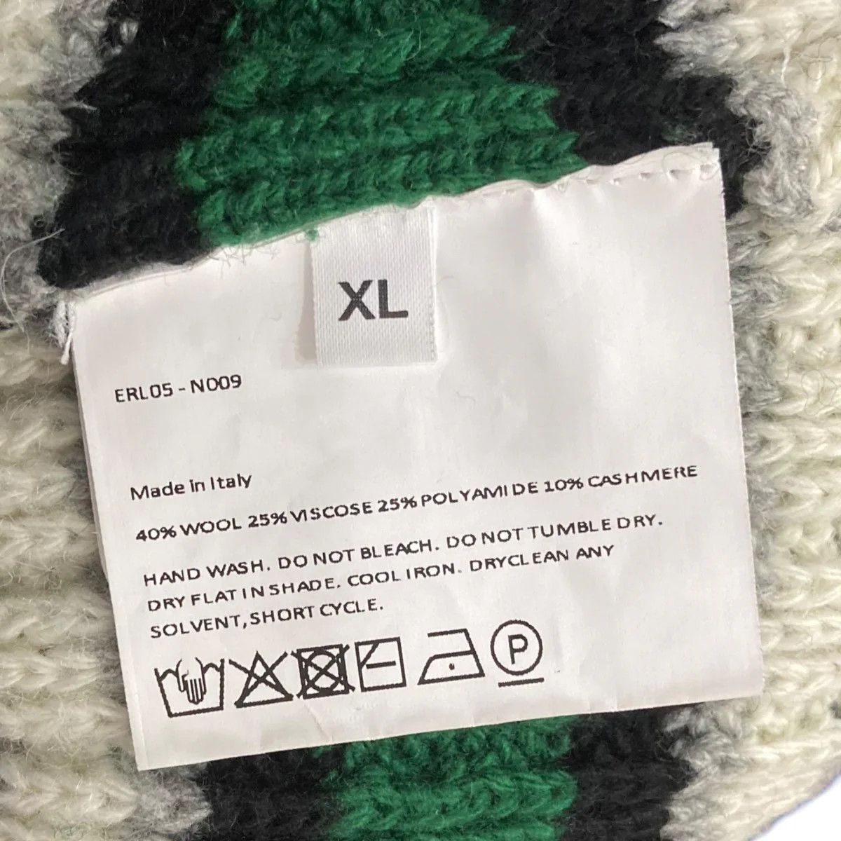 ERL Striped Wool Knit Sweater Size US XL / EU 56 / 4 - 6 Thumbnail
