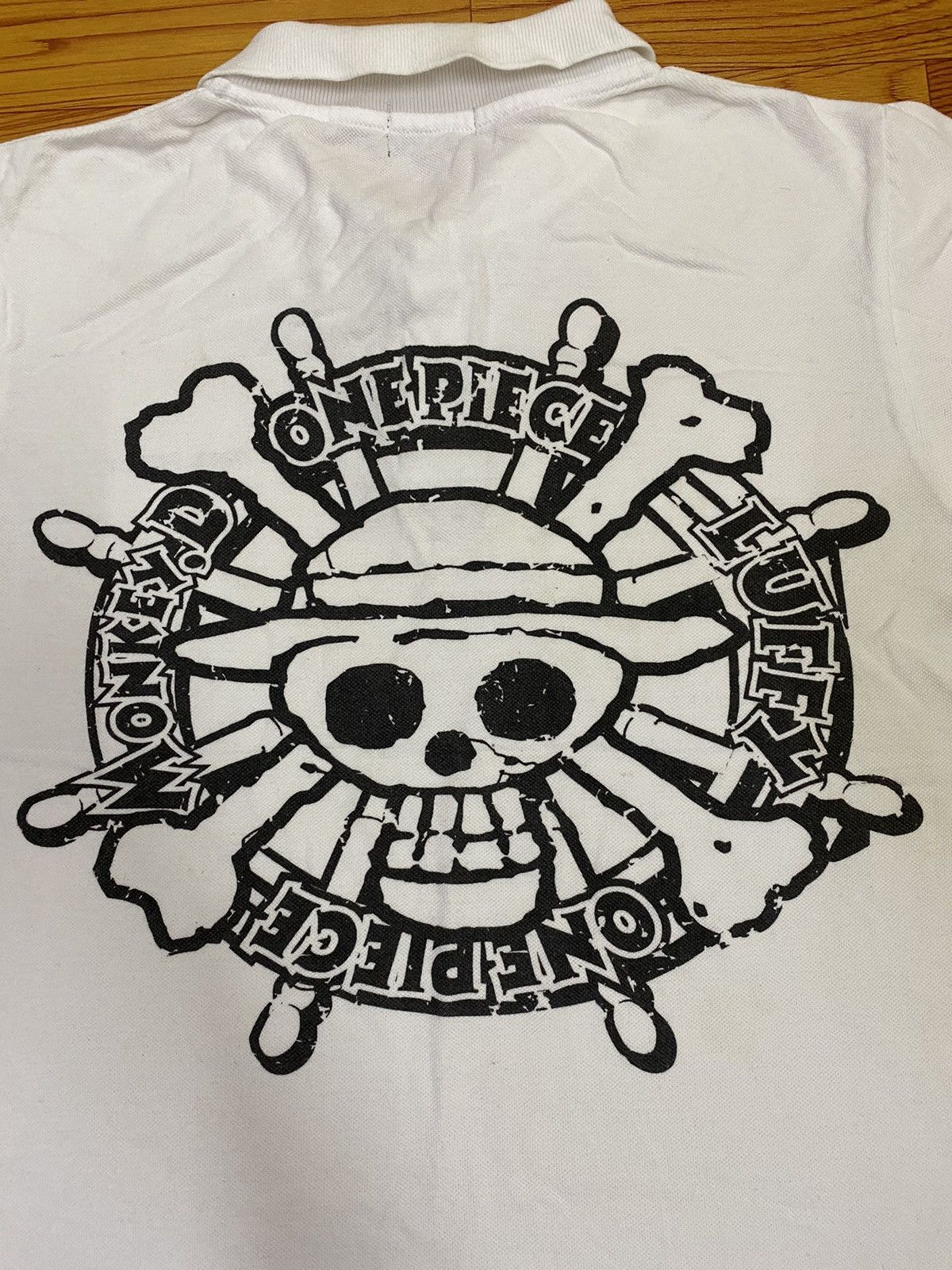Anime × Japanese Brand × One Piece One Piece Monkey D Luffy Pirate Logo Polo Shirt Size US M / EU 48-50 / 2 - 7 Thumbnail