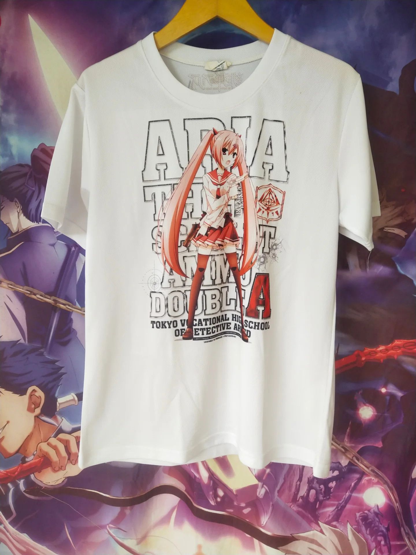 Anime Aria the Scarlet Ammo Poly Anime Jersey Tee Size US M / EU 48-50 / 2 - 1 Thumbnail