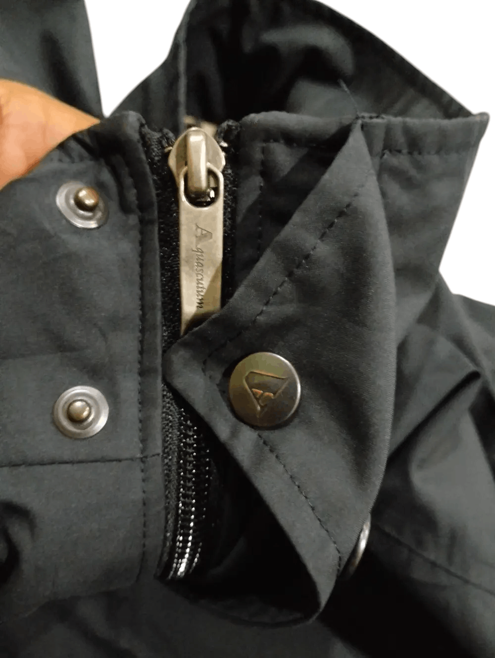 Aquascutum Aquascutum London Overcoat Zipper Button Leather Part Size US M / EU 48-50 / 2 - 12 Thumbnail