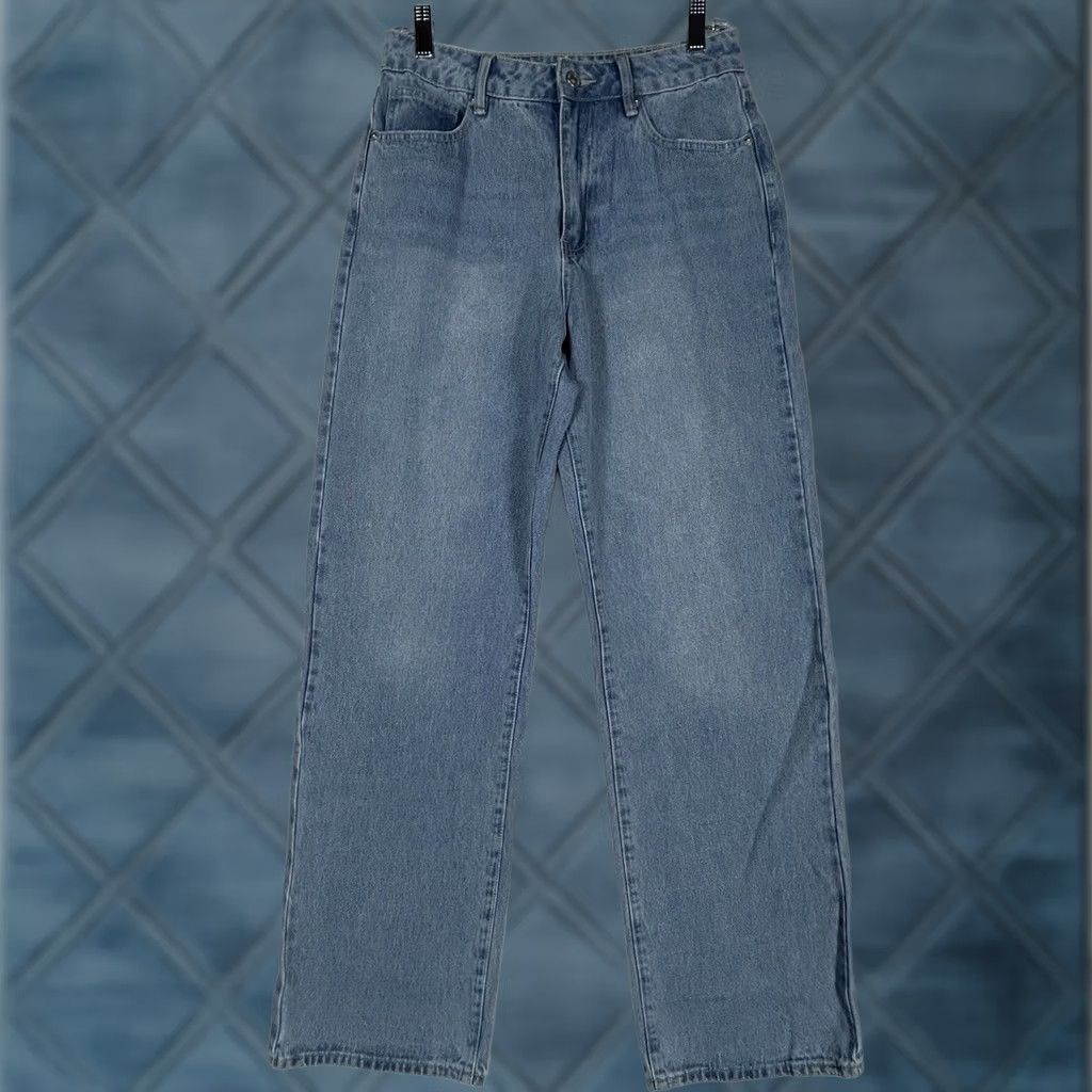 Forever 21 Forever 21 Jeans Woman 27 Blue High Rise 100% Cotton Denim 90s Y2K Mom Jeans Womens Size 27" / US 4 / IT 40 - 1 Thumbnail