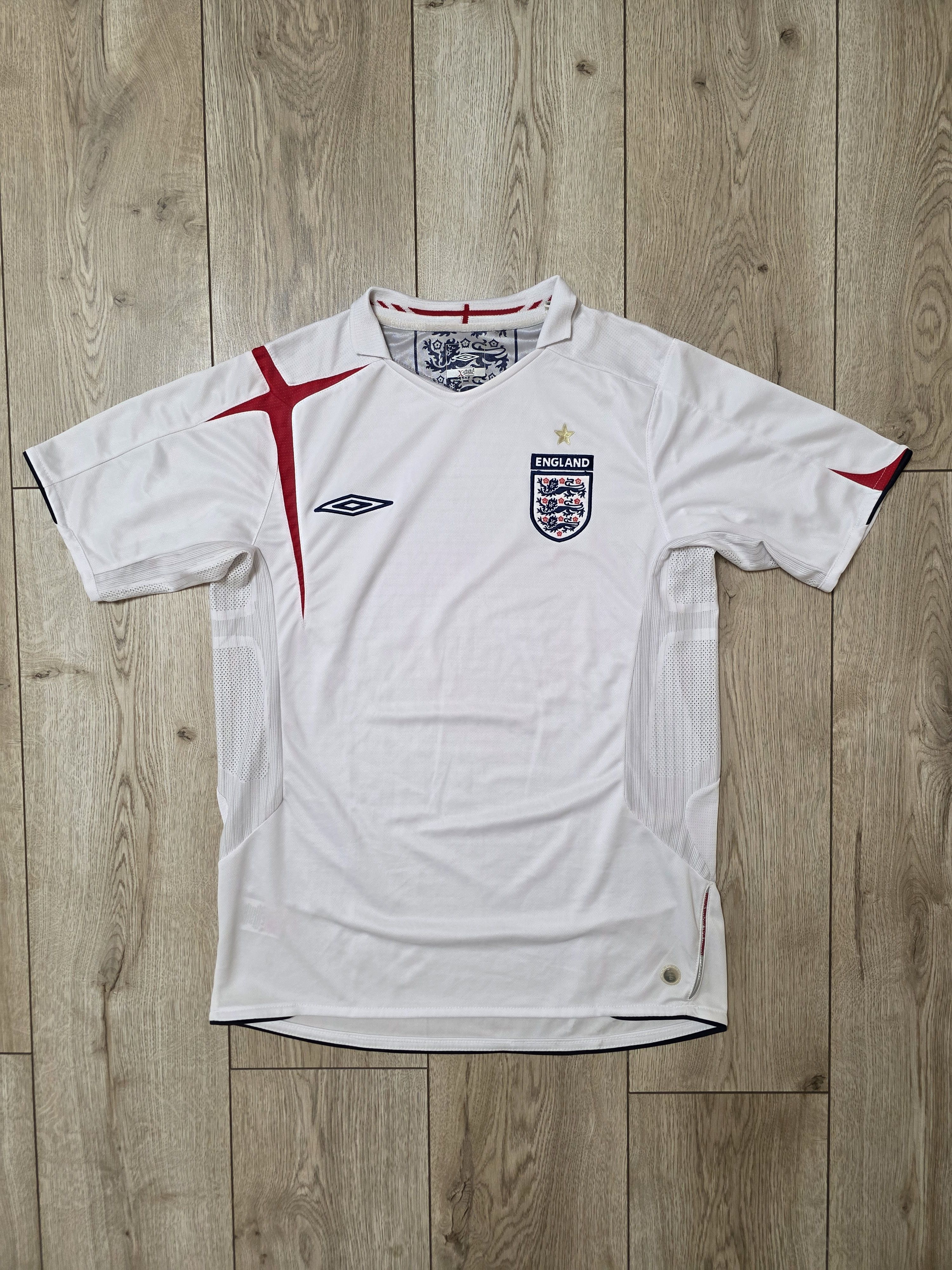 ENGLAND 2005 2007 HOME FOOTBALL SHIRT SOCCER JERSEY