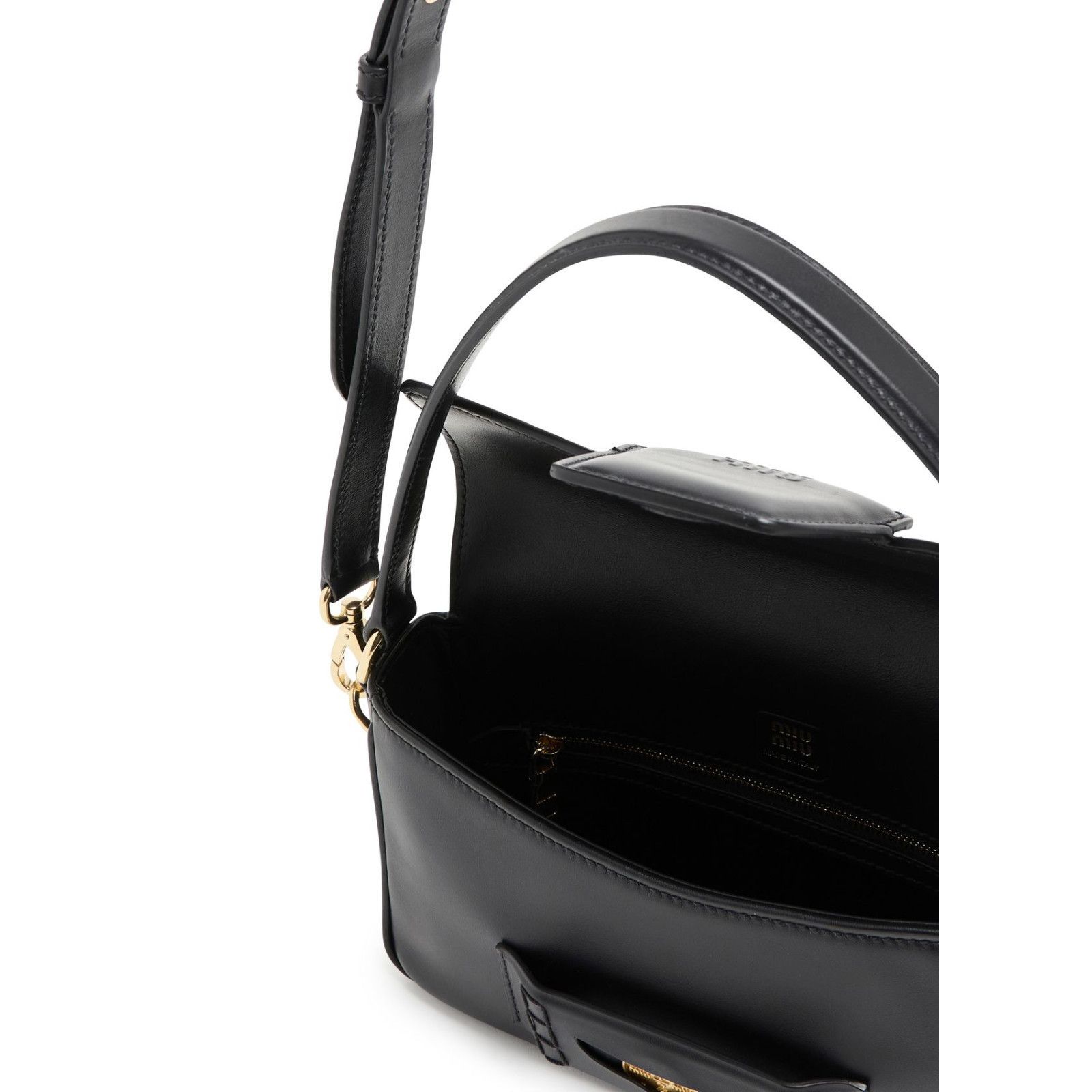 Miu Miu MIU MIU Mini Black Leather Top Handle Bag New & Authentic Size ONE SIZE - 4 Thumbnail